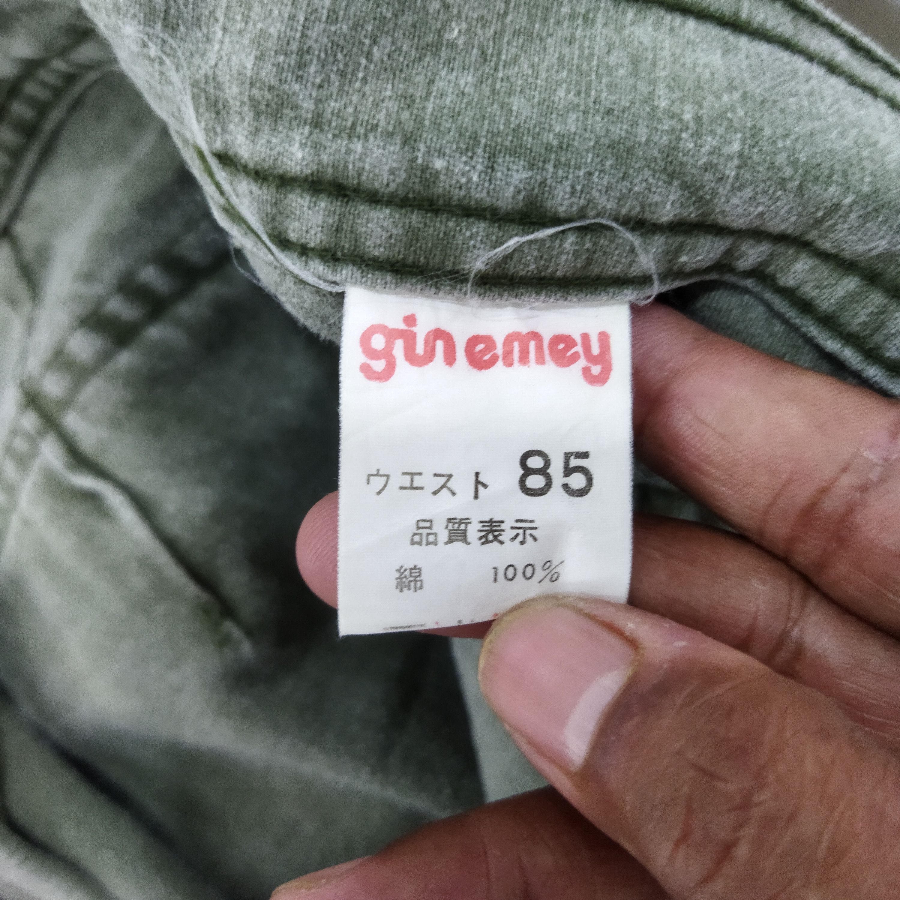 Japanese Brand GINEMEY FADED GREEN BUSH PANTS Size US 32 / EU 48 - 11 Thumbnail