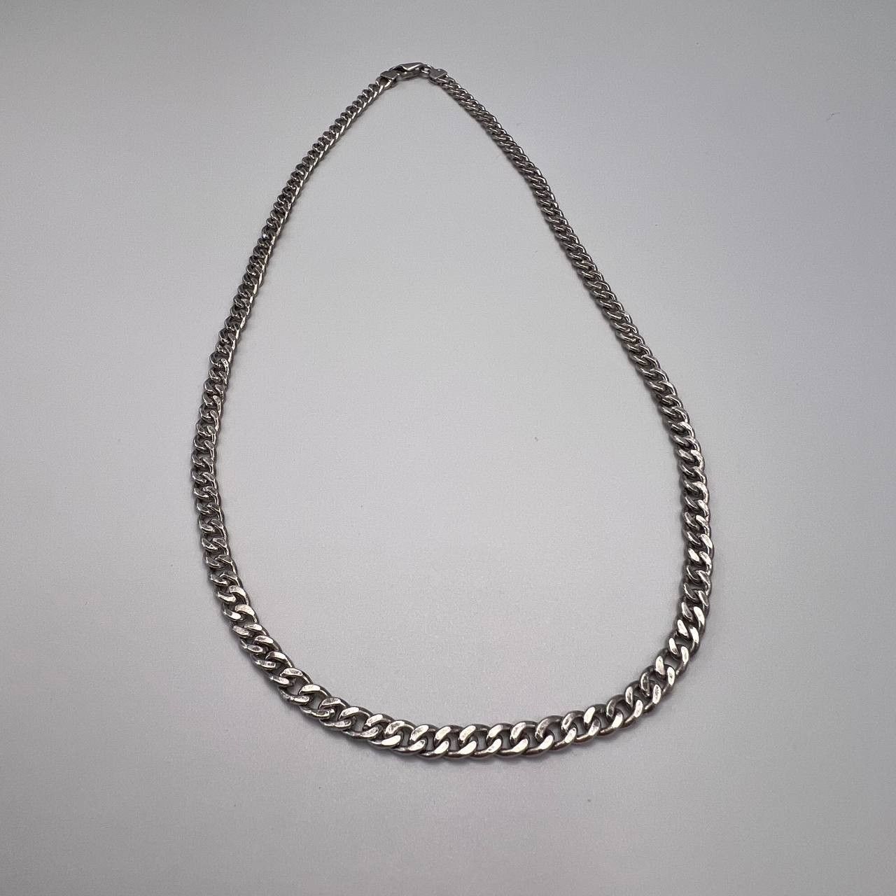 Vintage Sterling Silver 925 Chain Necklace Signed 29.4g