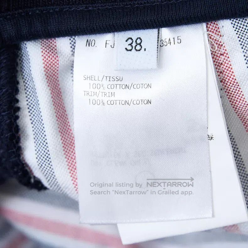 Thom Browne Thom Browne Neutral Classic Striped Deep Blue Shorts Size 25" / US 0 / IT 36 - 6 Thumbnail