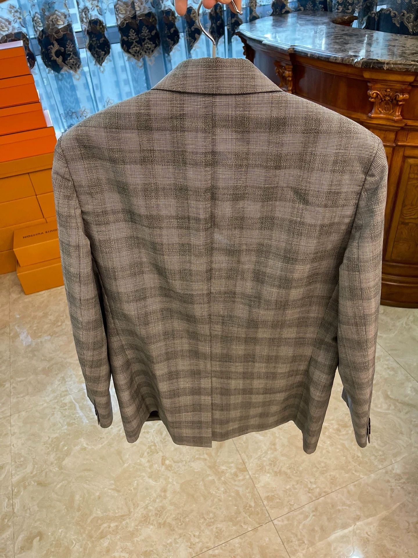 Dior Dior 52 Slim Lightweight Knit Jacquard Wool Blazer Unused Size 52R - 3 Thumbnail