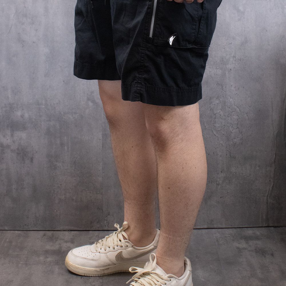 Nike Nike Cargo Y2K Style Black Baggy Above The Knee Black Shorts Size US 30 / EU 46 - 1 Thumbnail