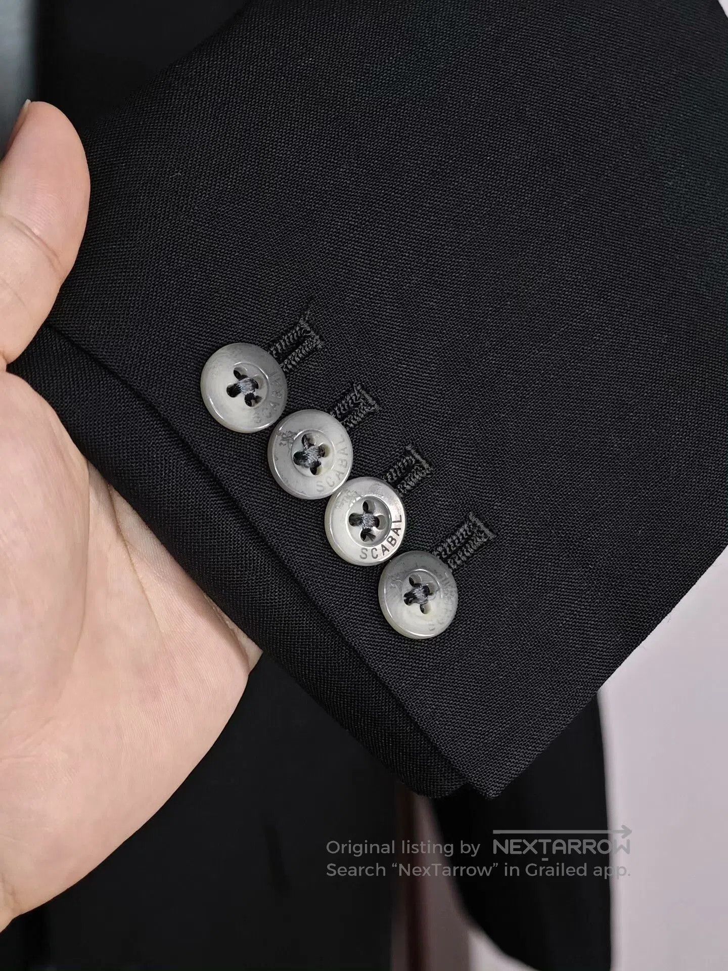 SCABAL SCABAL Black Custom Suit Jacket. Size US M / EU 48-50 / 2 - 3 Thumbnail