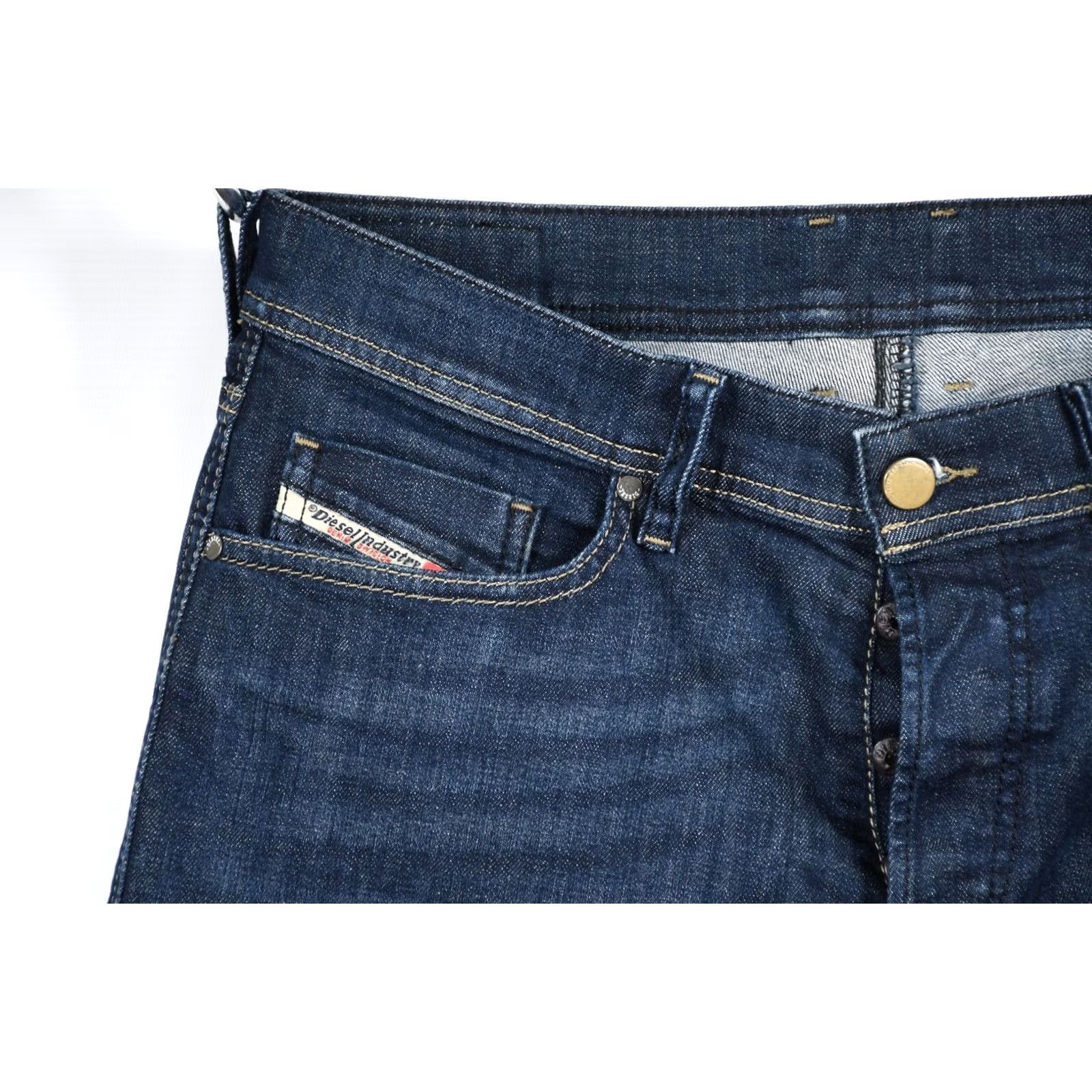 Diesel Diesel Tepphar 0846B Stretch Slim Jeans W30/L30 Men blue Slim-Carrot 98% Cotton 2% Elastane Mens Size US 30 / EU 46 - 4 Thumbnail