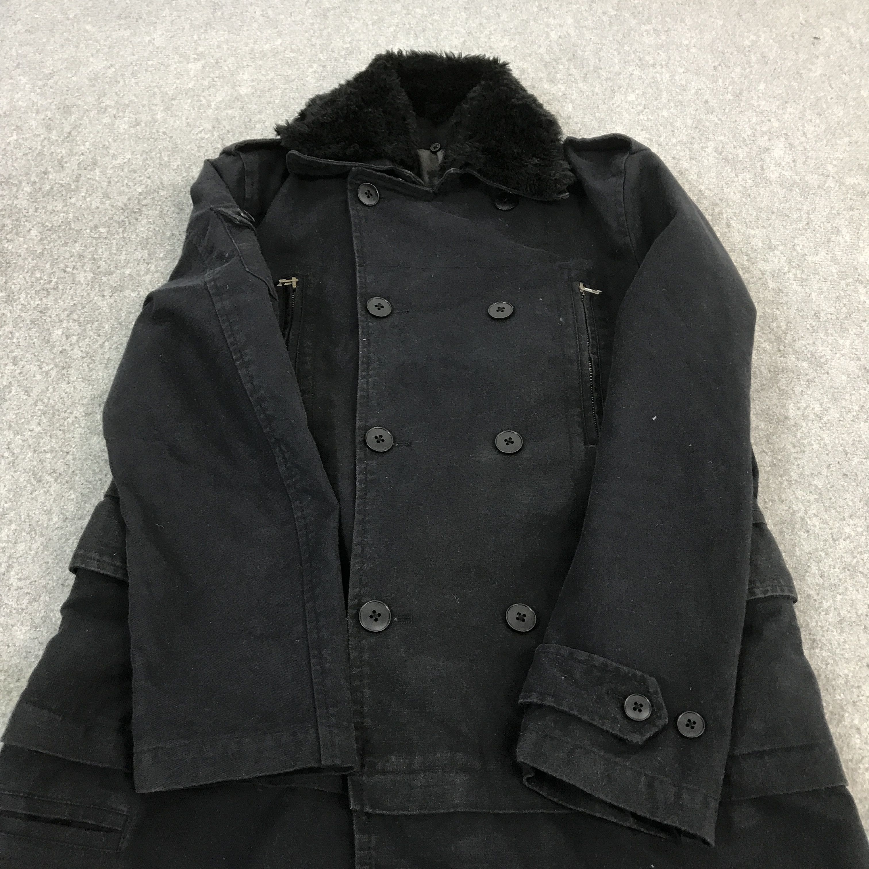 Takeo Kikuchi TAKEO KIKUCHI BLACK JACKET DOUBLE BREASTED DESIGN Size US L / EU 52-54 / 3 - 8 Thumbnail