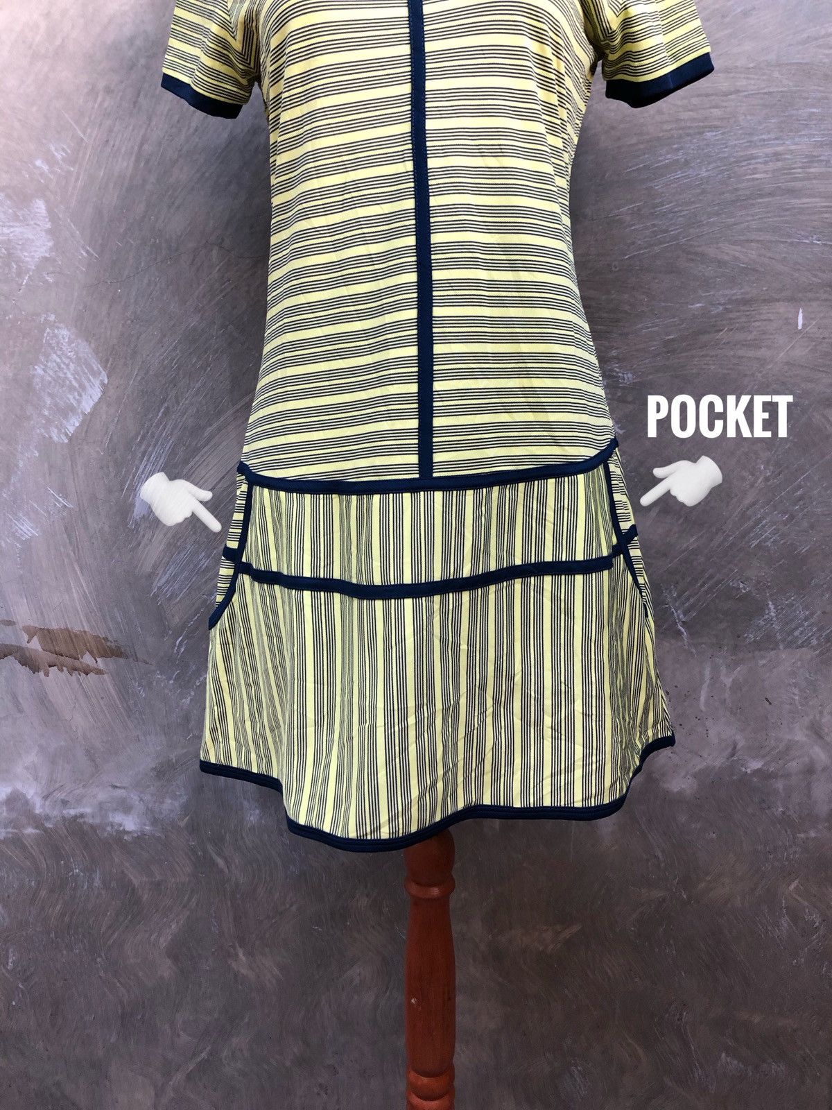 Designer × Fila FILA Stripe Midi Dress For Casual Size M / US 6-8 / IT 42-44 - 3 Thumbnail