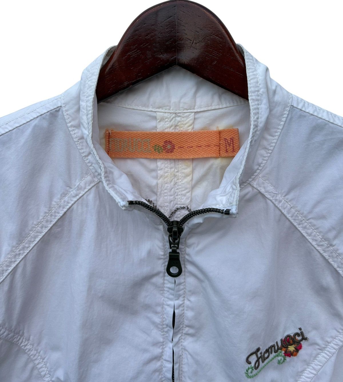Fiorucci Fiorucci Floral Embroidery White Jacket Size S / US 4 / IT 40 - 2 Thumbnail