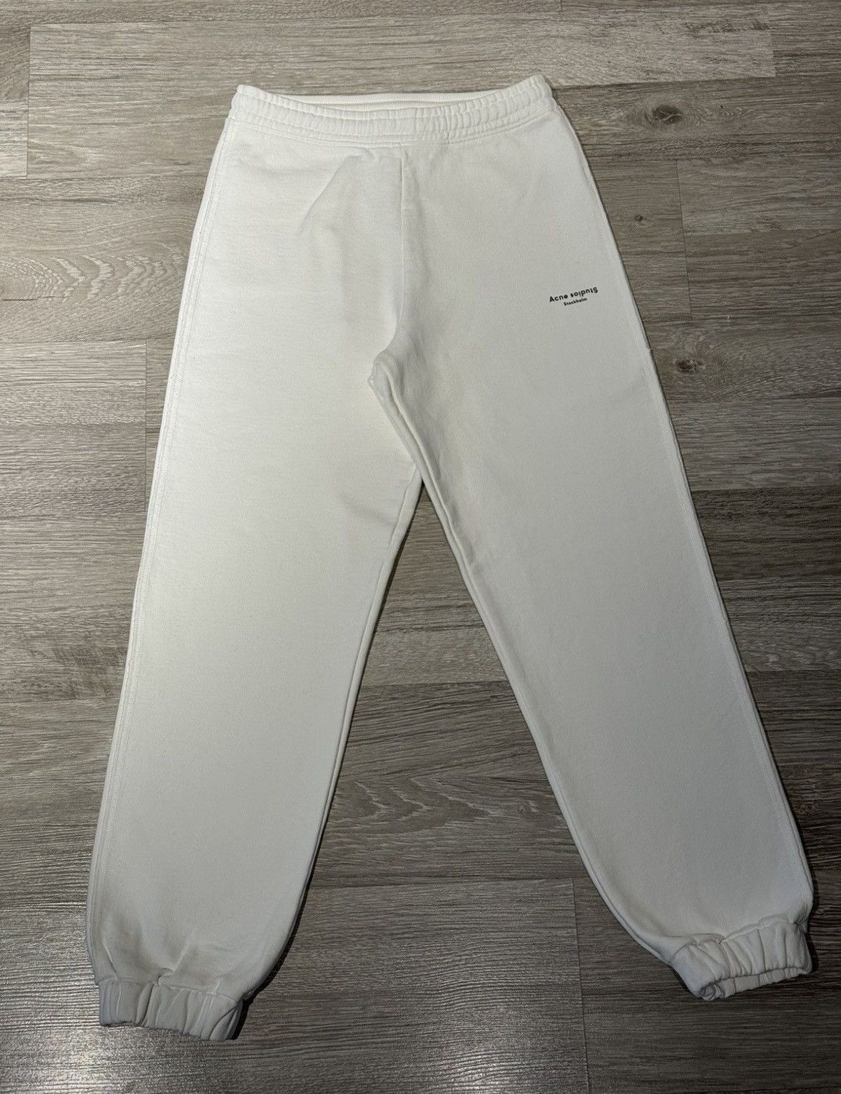 Acne Studios Acne Studios Logo Fleece Track Pants Size 26" / US 2 / IT 38 - 1 Thumbnail