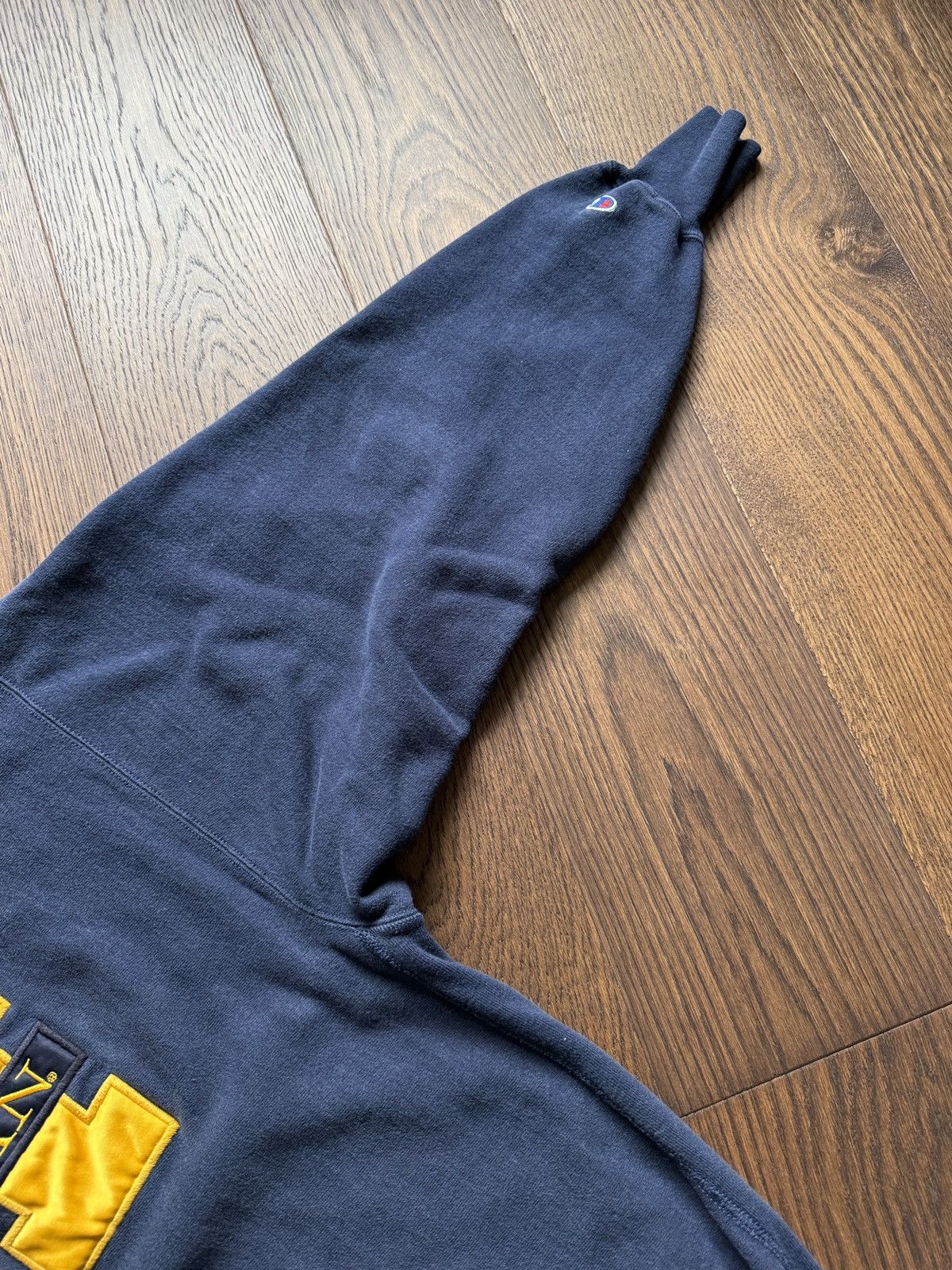 Vintage Vintage 90s University of Michigan Champion Reverse Weave Size US XXL / EU 58 / 5 - 4 Thumbnail
