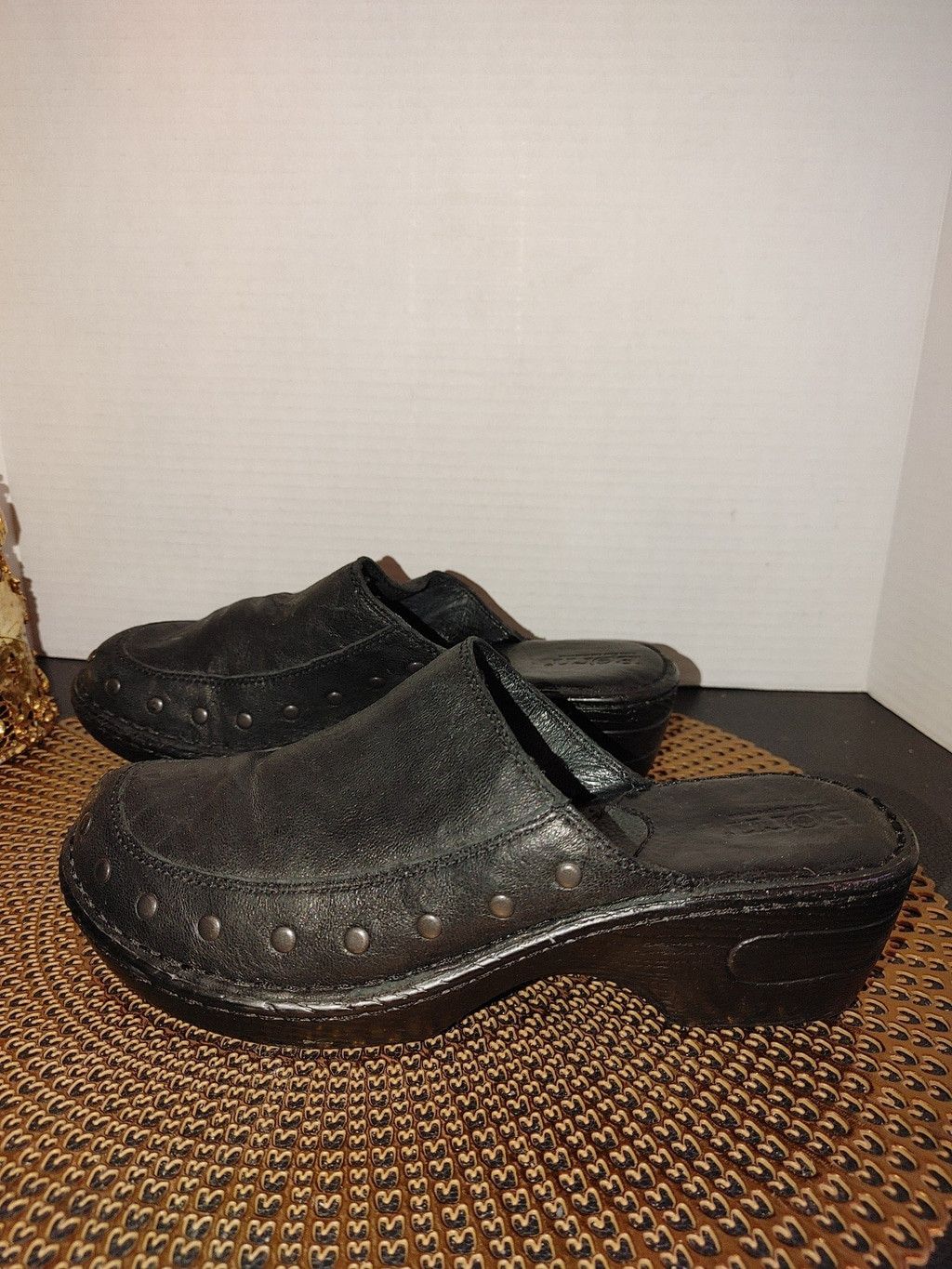 Born Born Marley Studded Leather Mules Size 8 Size US 8.5 / IT 38.5 - 1 Thumbnail