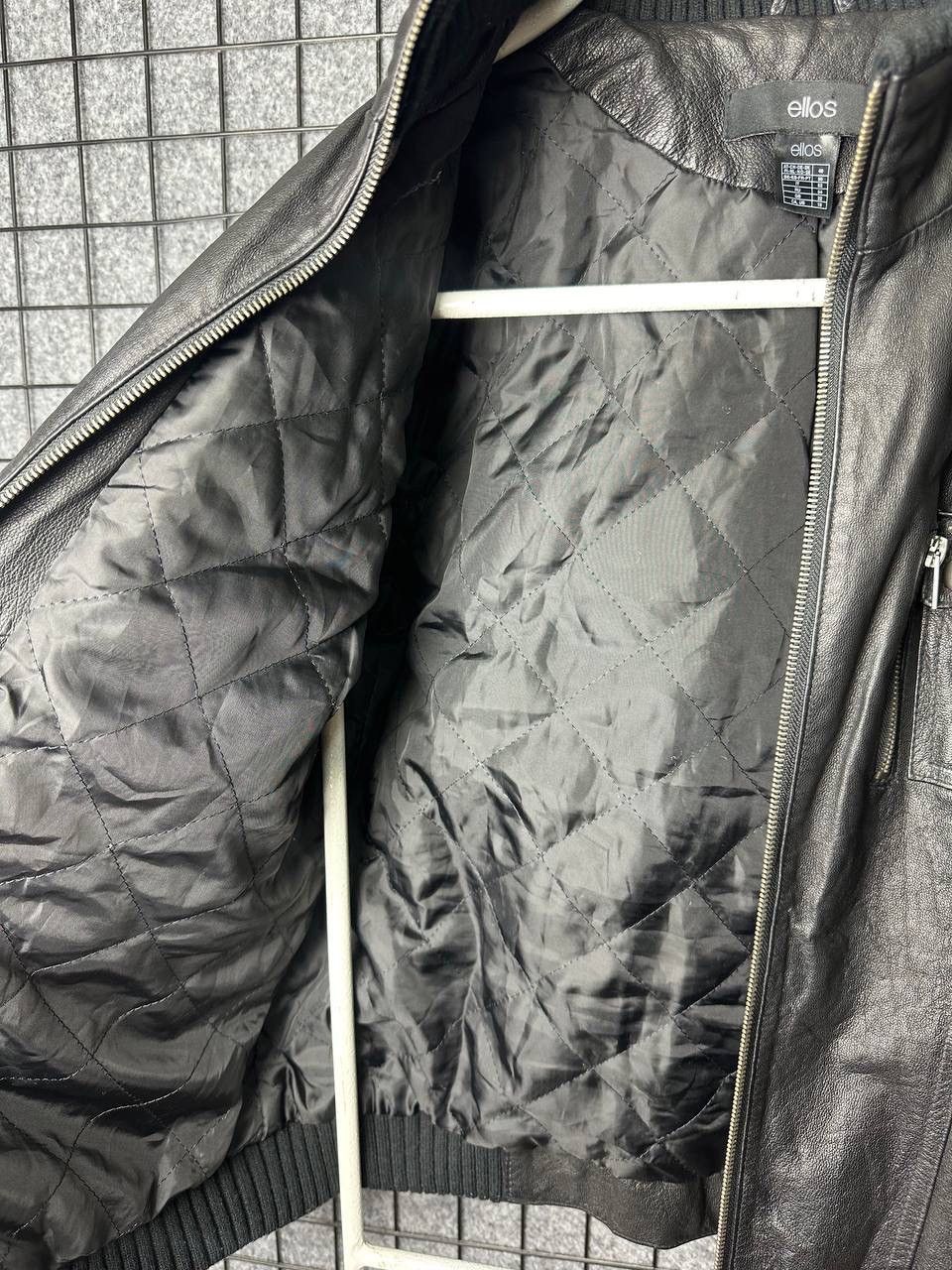 Genuine Leather × Vintage Vintage leather jacket Ellos 90s size Medium Size US M / EU 48-50 / 2 - 7 Thumbnail