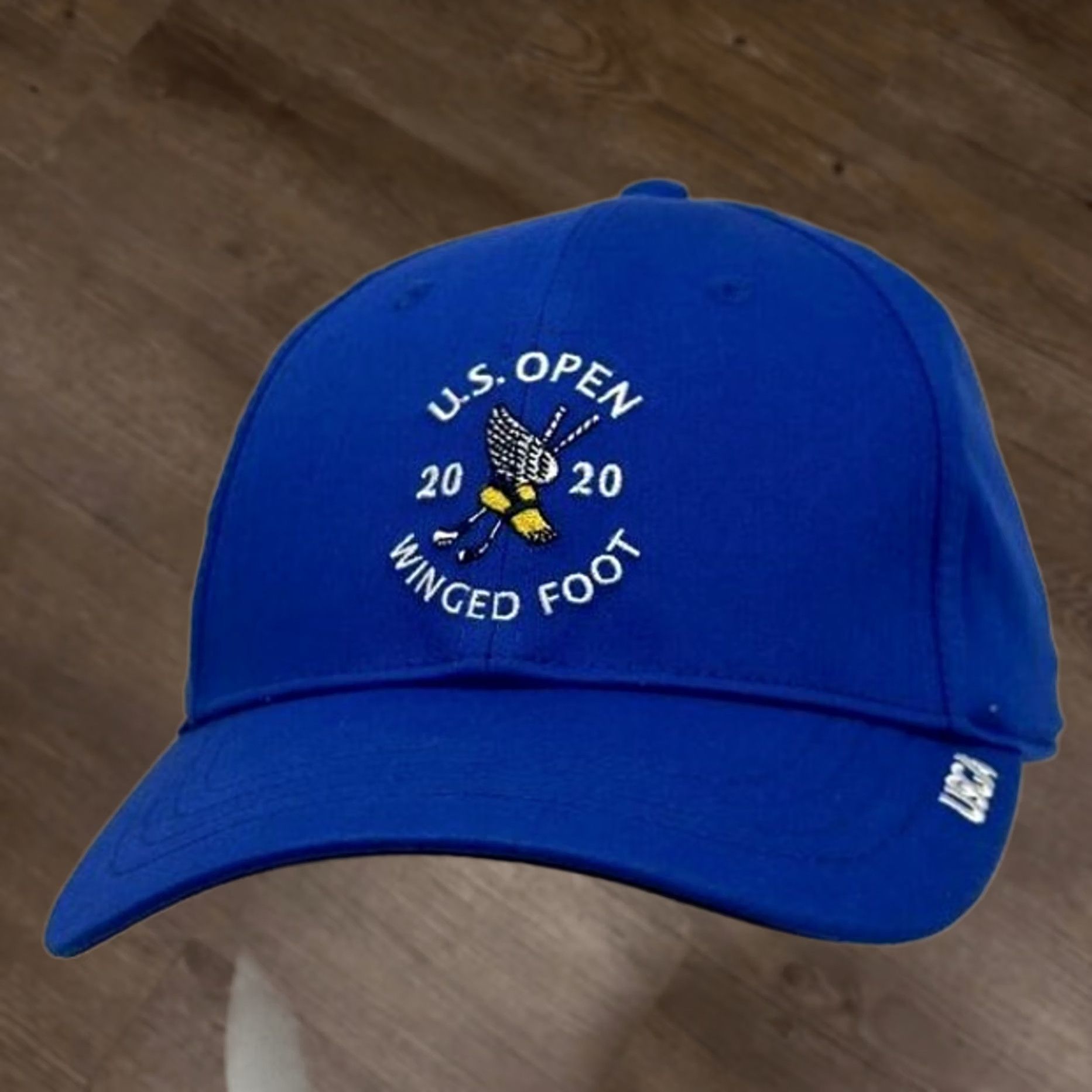Vintage USGA Hats Mens OSFA Blue U.S Open 2020 Winged Foot Baseline Cap Strapback NEW Size ONE SIZE - 1 Thumbnail