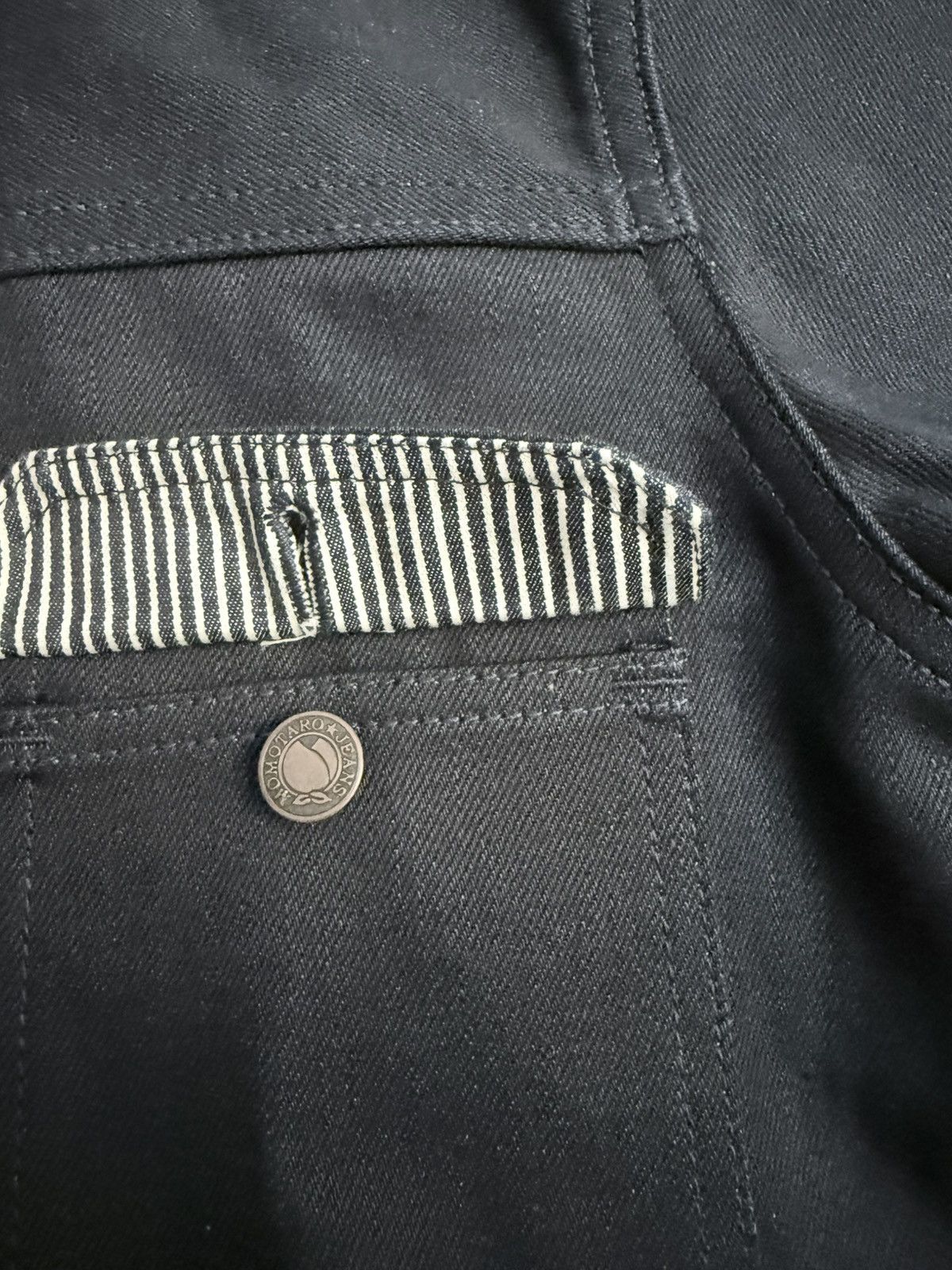 Blue Owl × Momotaro Jeans BOM018-J Grand Indigo – Midnight 14oz Selvedge Type 2 Size US M / EU 48-50 / 2 - 6 Thumbnail