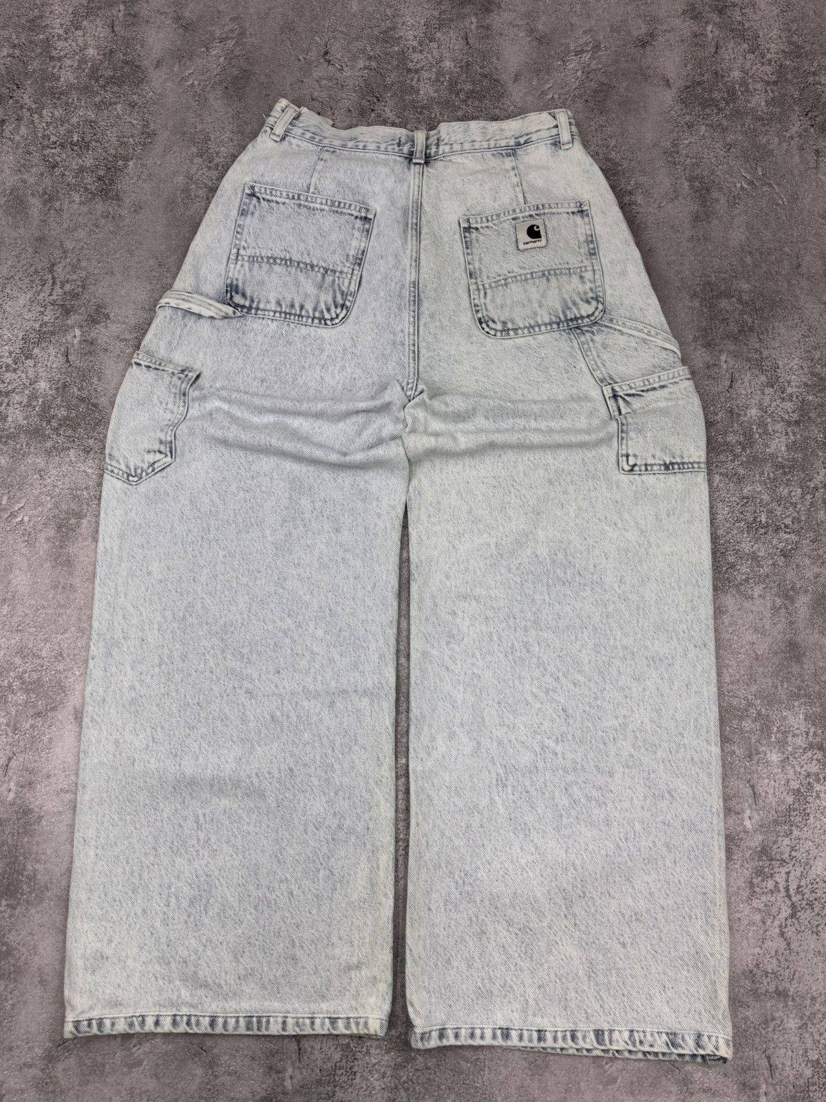 Carhartt Carhartt WIP Women Wide Leg Jeans Light Blue Size W29 Size 29" - 1 Thumbnail