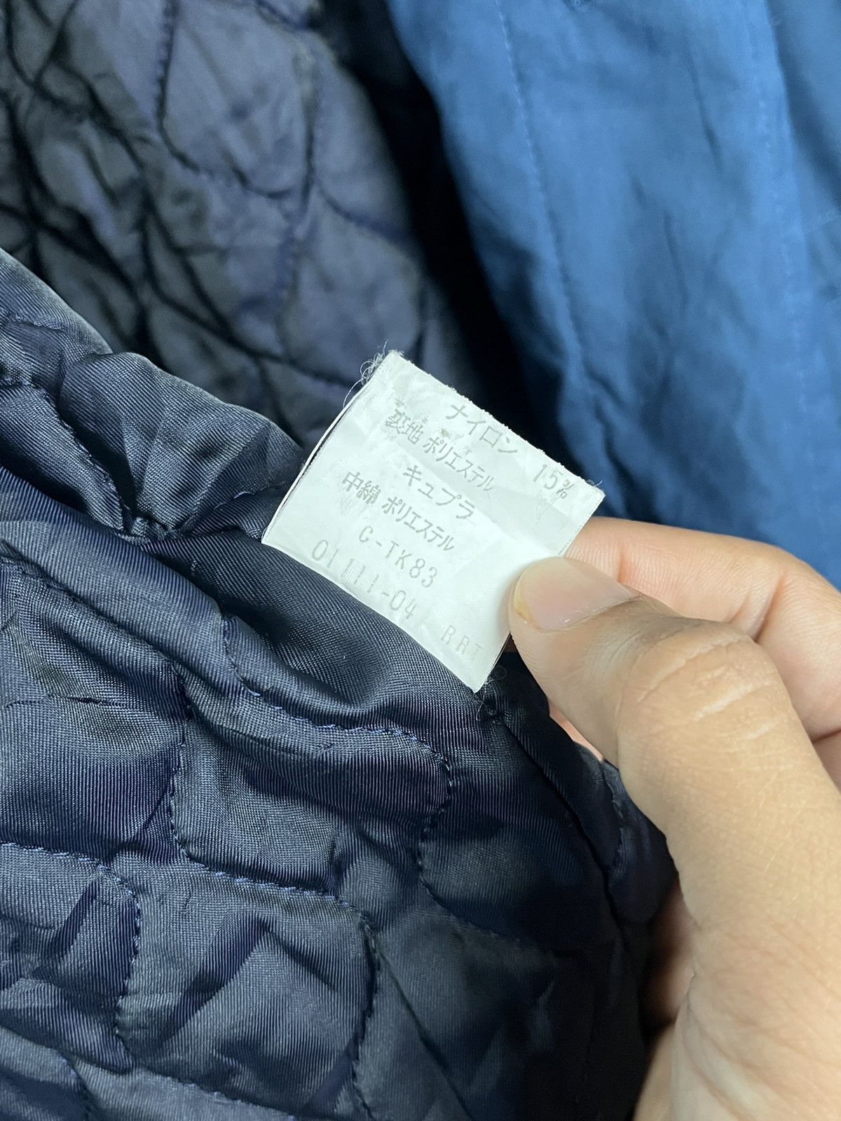 Burberry × Vintage Burberrys Blue Hooded Coat Jacket Quilted Lined Size US L / EU 52-54 / 3 - 15 Thumbnail