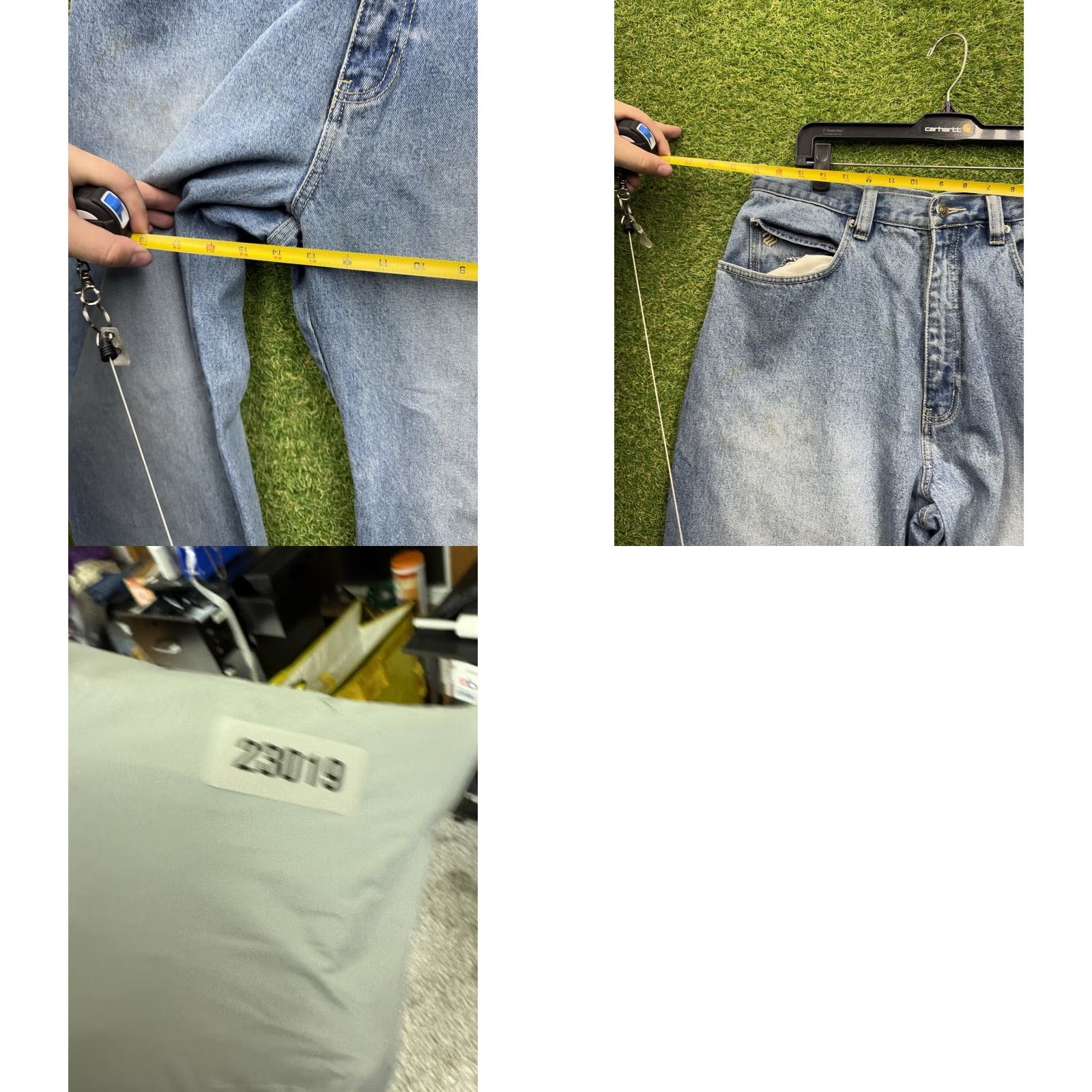 Rocawear VINTAGE Rocawear Jeans Baggy 90s Grunge Hip Hop Punk Jnco 98s Wide-Leg Mens 36x34 Blue Denim Cotton Blend Stone Wash Light 5-Pocket Relaxed Size US 36 / EU 52 - 8 Thumbnail