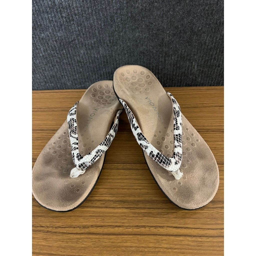Vionic Vionic Women's Dillon Thong Sandals Leopard Print Size 7 Size US 7 / IT 37 - 2 Thumbnail