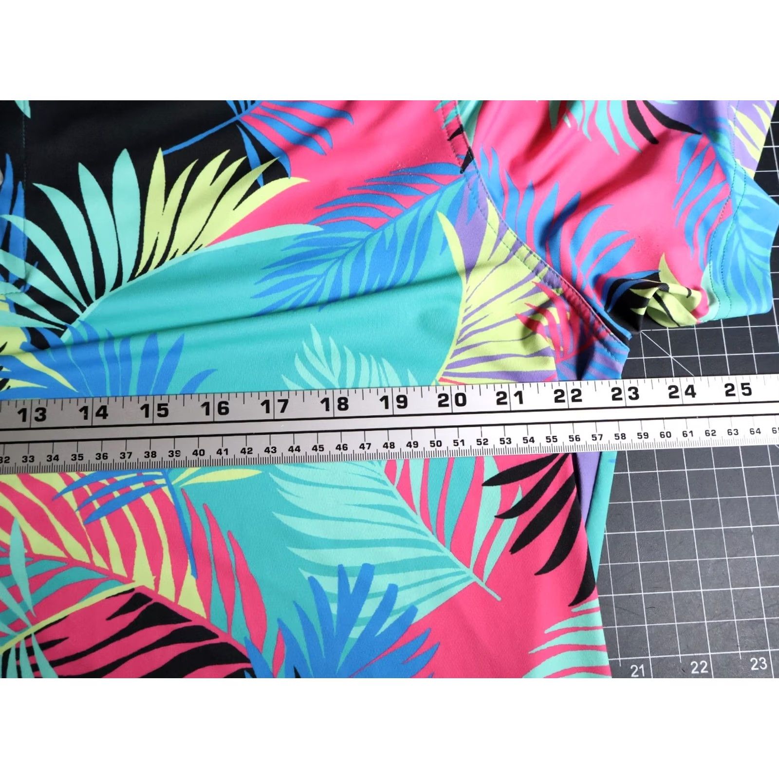 Chubbies Chubbies Polo Shirt Men L Multicolor Palm Tree Pattern Polyester Spandex Shirts Polo Short Sleeve Casual Stretch Size US L / EU 52-54 / 3 - 5 Thumbnail