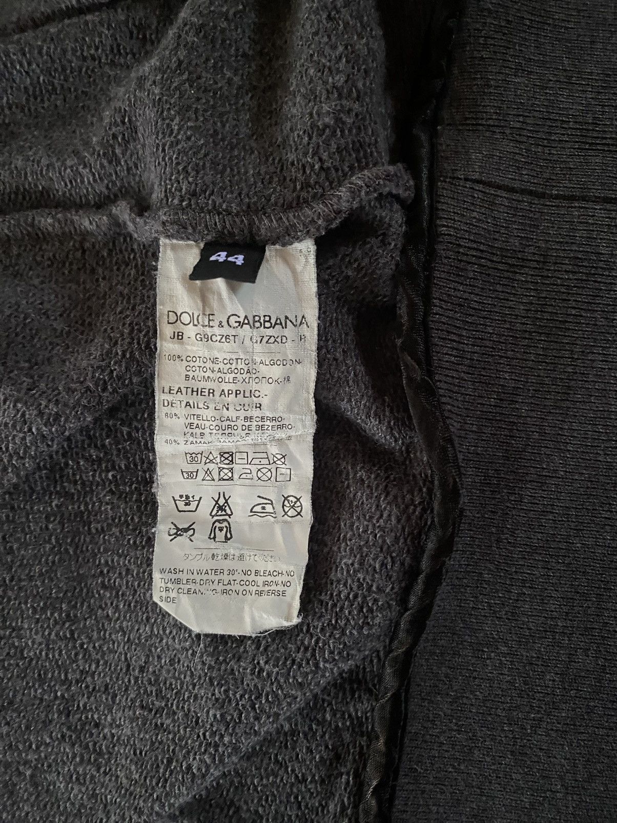 Designer Dolce & Gabbana Zipper Hoodie Size US S / EU 44-46 / 1 - 9 Thumbnail