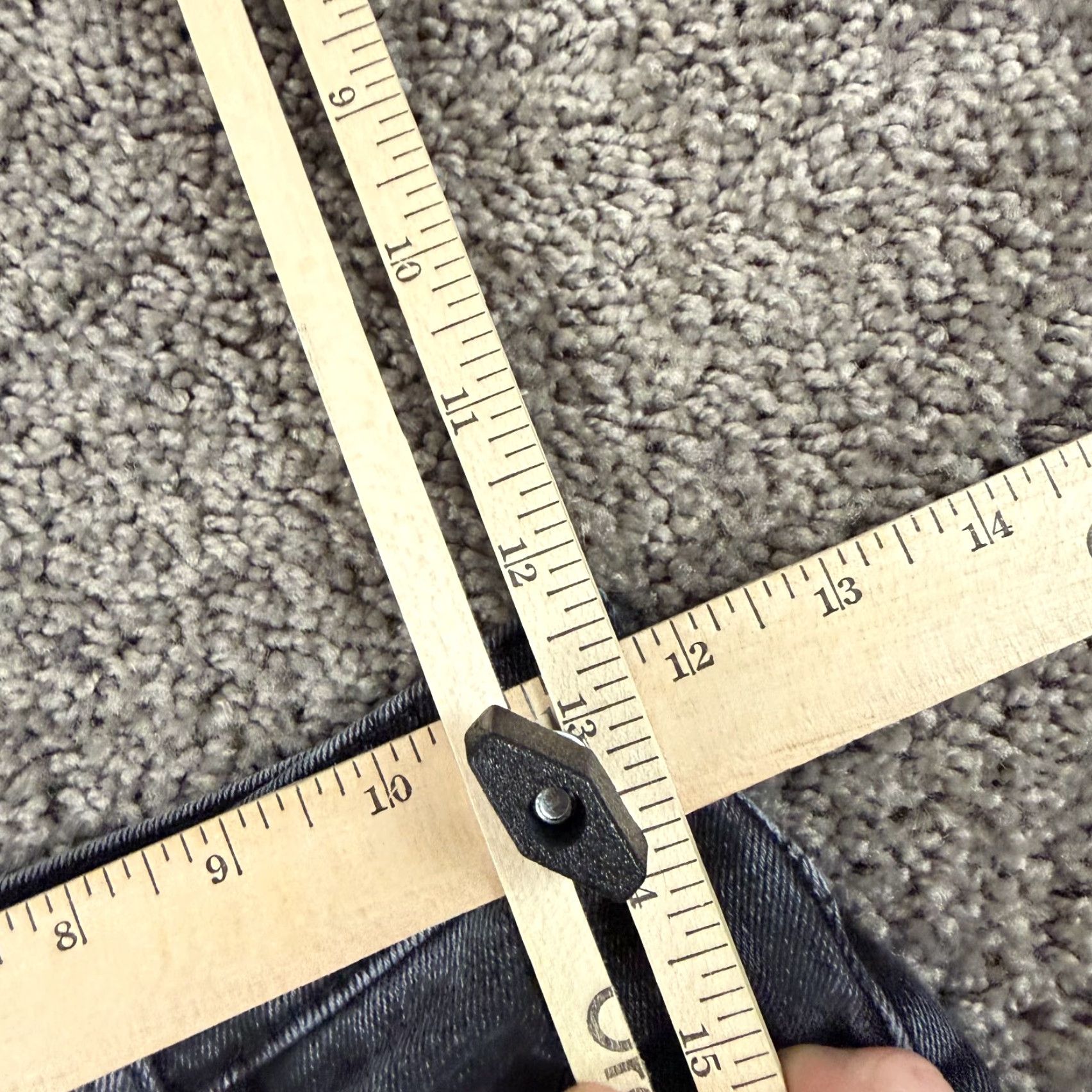 RE/DONE RE/DONE Jeans Women 24 Black Straight High Rise Distressed Stretch Denim 23x29 Modern 70s? Size 42" / US 20 - 6 Thumbnail