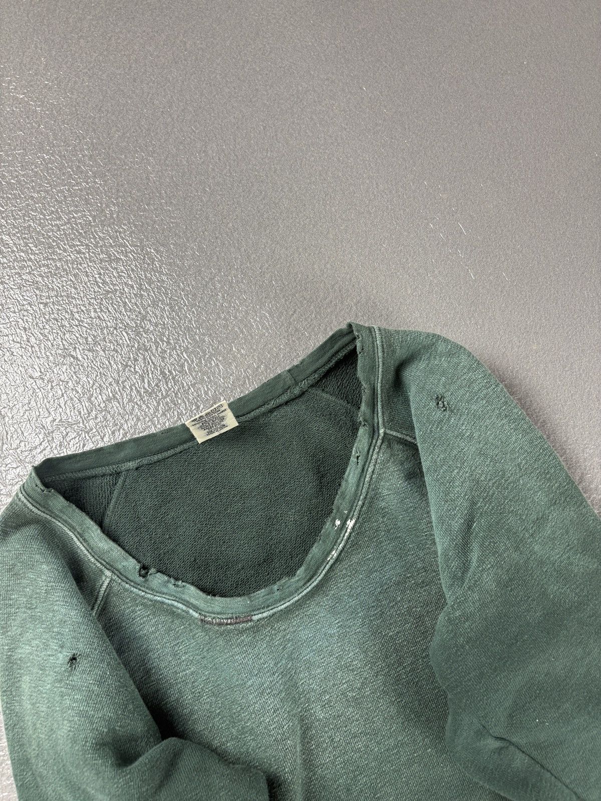 Kapital Kapital Archive Distressed Boro Sweatshirt Green Size US M / EU 48-50 / 2 - 12 Thumbnail