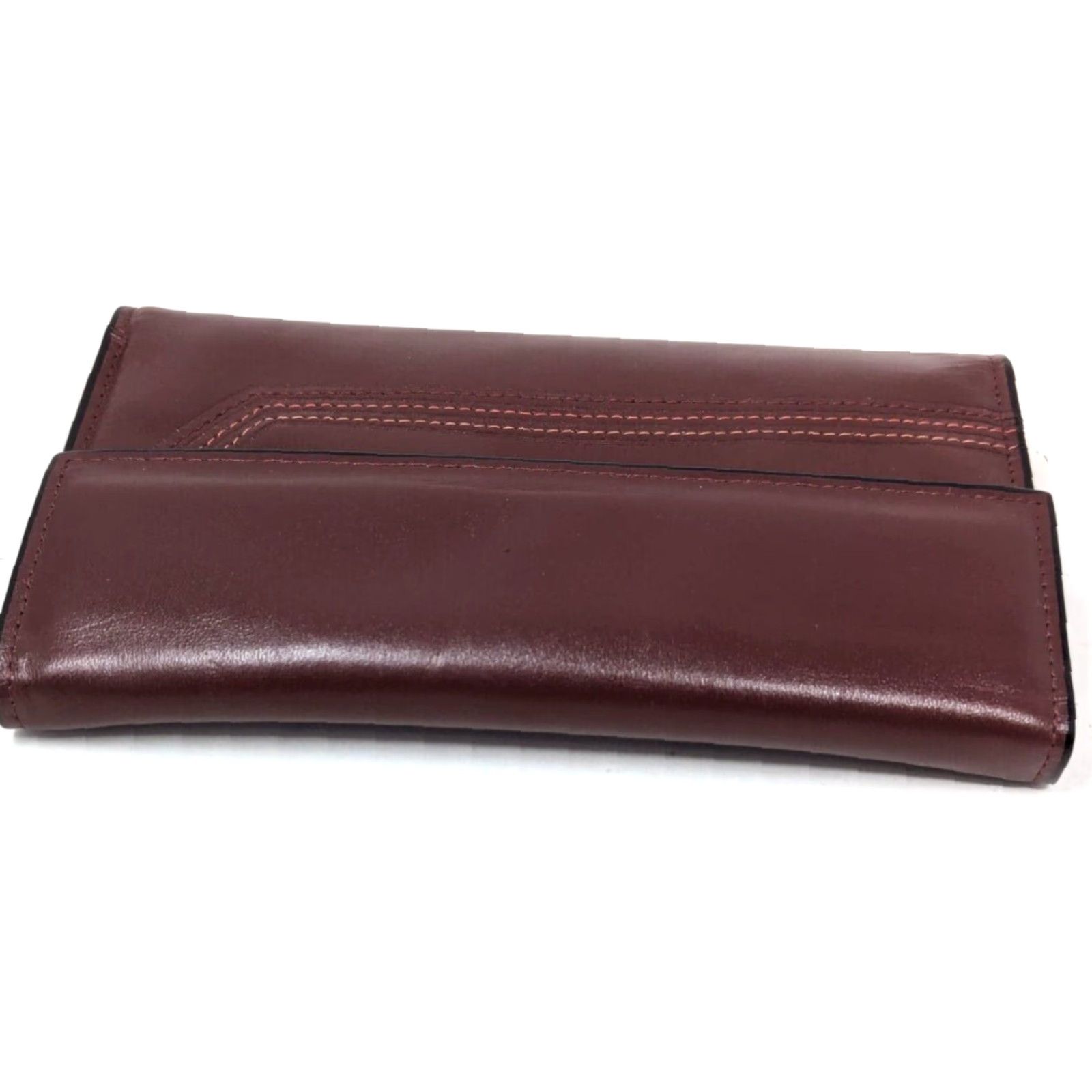 Vintage VINTAGE Princess Gardner Brown Leather Stasher Checkbook Secretary Wallet Women Wallet Size ONE SIZE - 5 Thumbnail