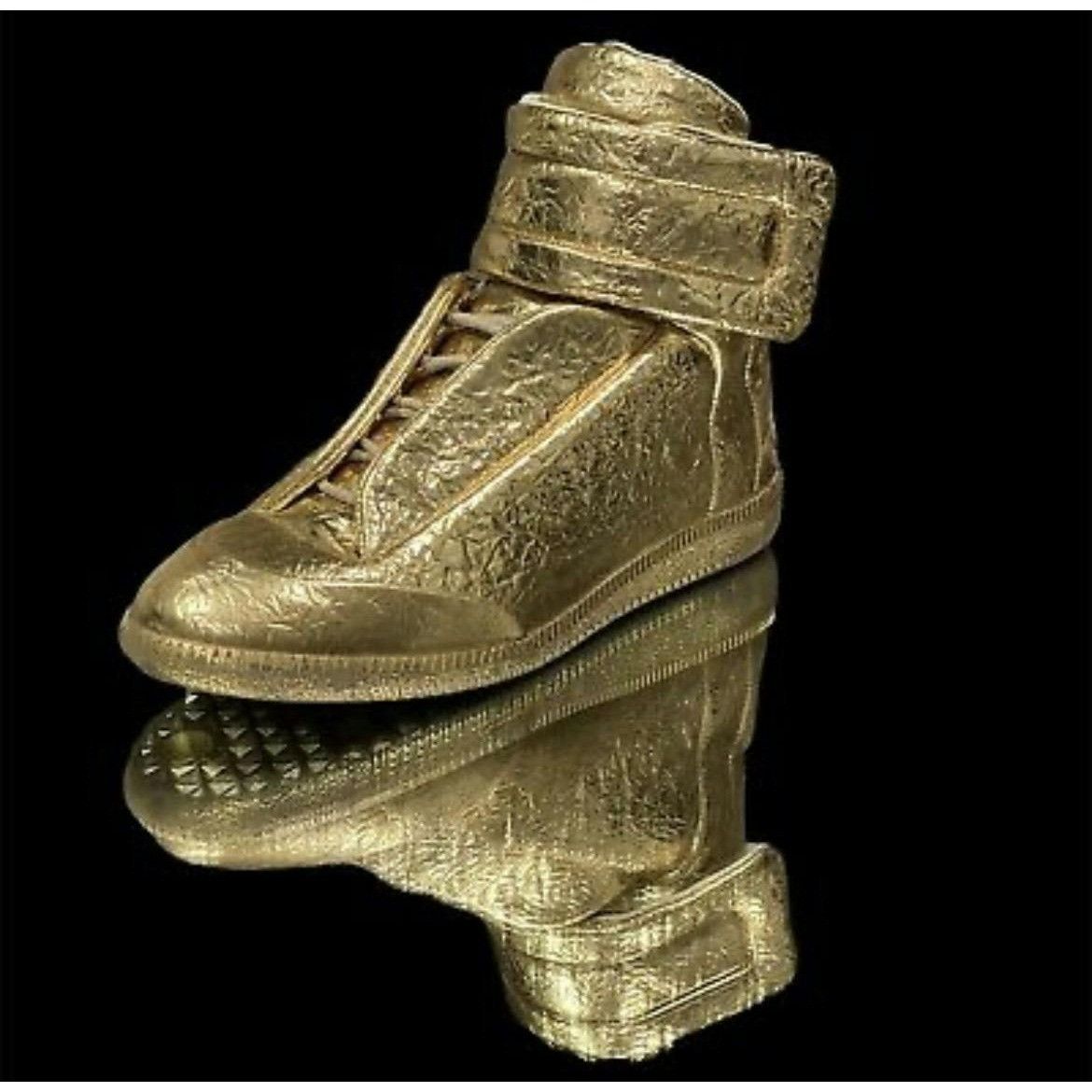 Maison Margiela Maison Margiela Metallic Gold Cracked Future High Size US 10 / EU 43 - 2 Thumbnail