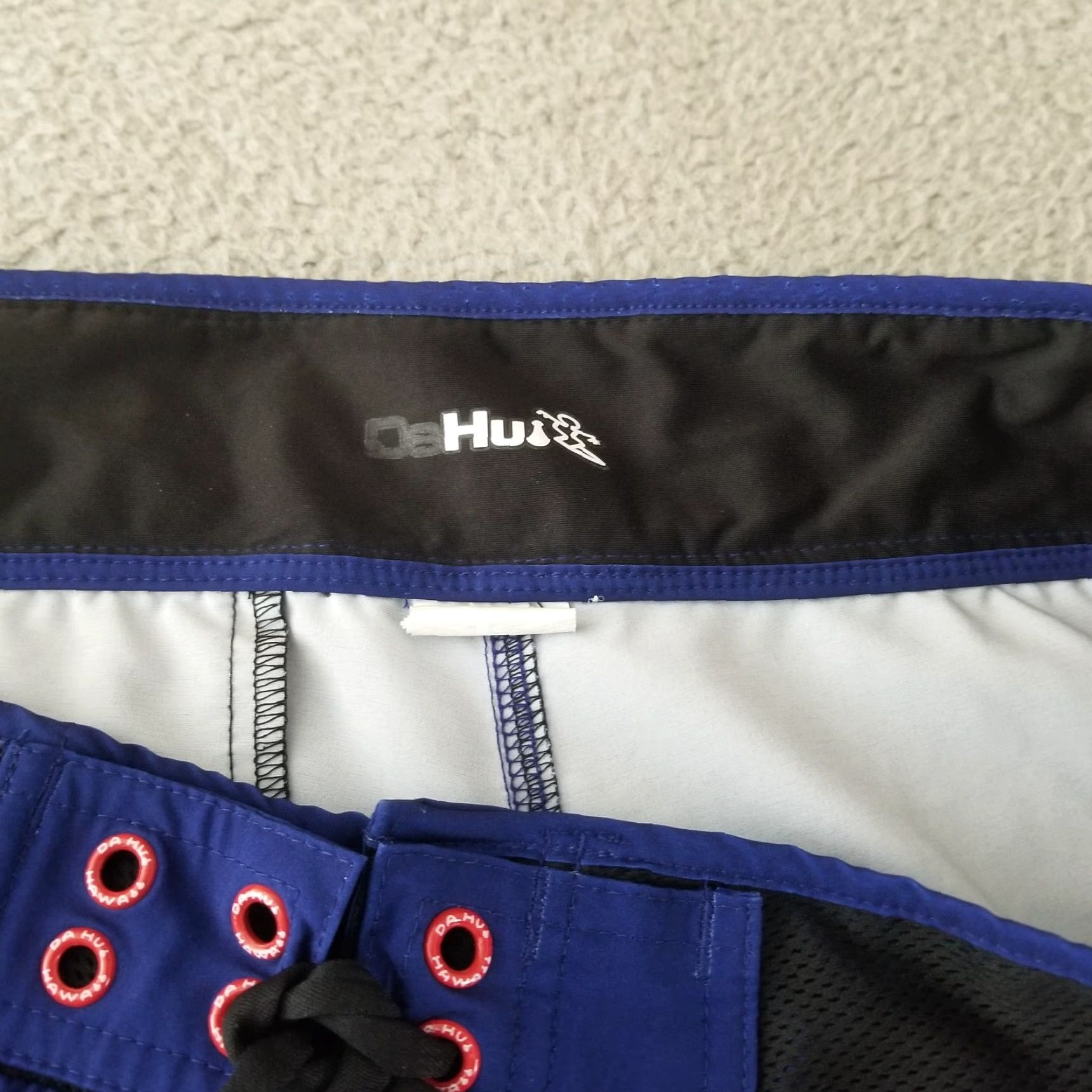 Vintage Da Hui Board Shorts Mens 38 Blue Swim Trunks Adult Regular Size 38 Pockets Quick Dry Lightweight 100% Polyester Surfing Size US 38 / EU 54 - 6 Thumbnail