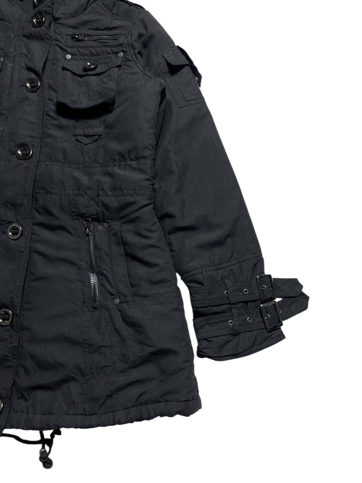 BUFFALO BOBS 2000’s Seduire - Vkei Style Fur Parka Jacket Size US M / EU 48-50 / 2 - 2 Thumbnail