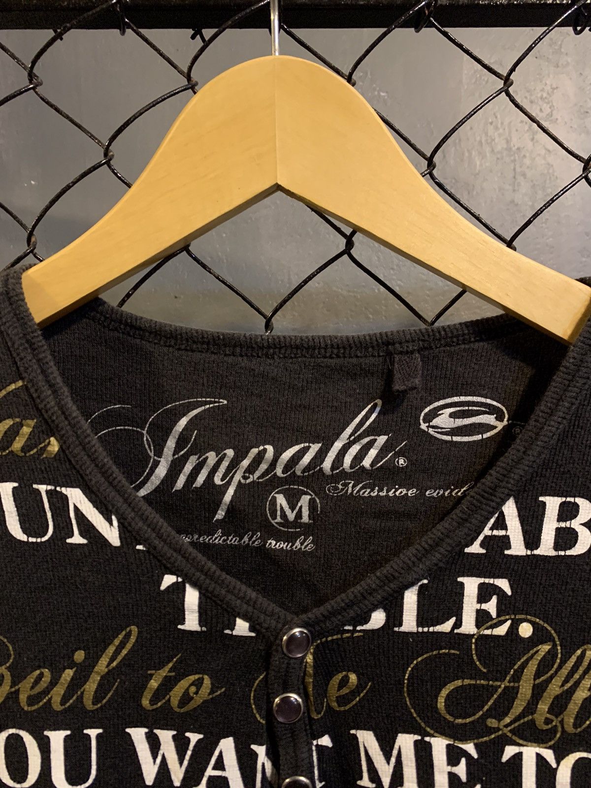 Beauty Beast × If Six Was Nine × Le Grande Bleu (L.G.B.) Y2K Impala Poem Longsleeve Size US M / EU 48-50 / 2 - 4 Thumbnail