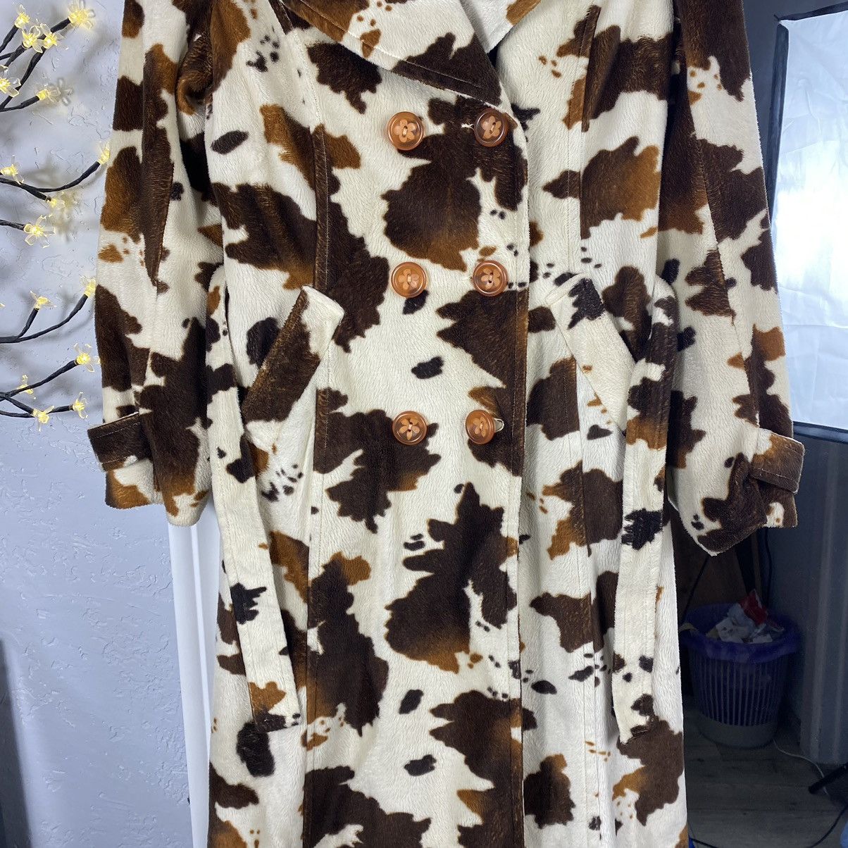 Max Mara RARE MAX MARA COW COLOUR WAY WOOL COAT Size S / US 4 / IT 40 - 3 Thumbnail