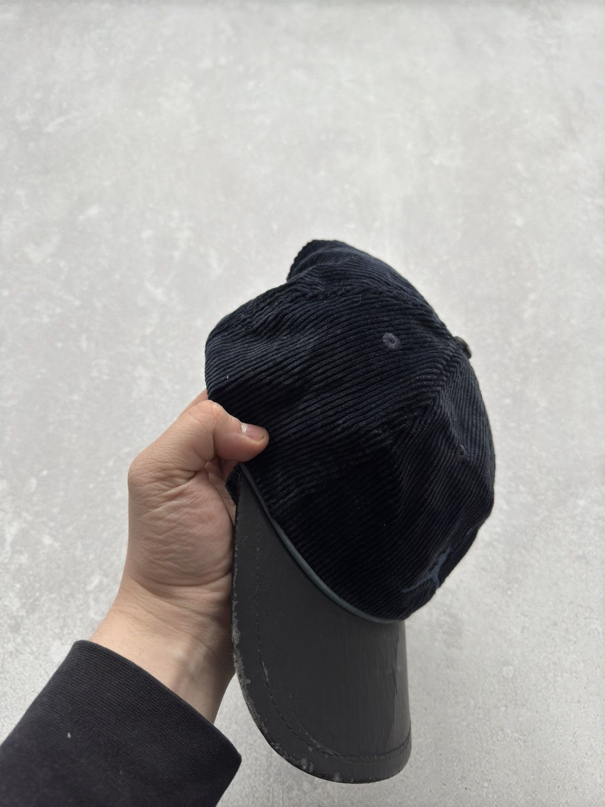 Jordan Brand × Vintage Vintage Jordan Jumpman Velvet Leather Cap Logo Hats USA Size ONE SIZE - 4 Thumbnail