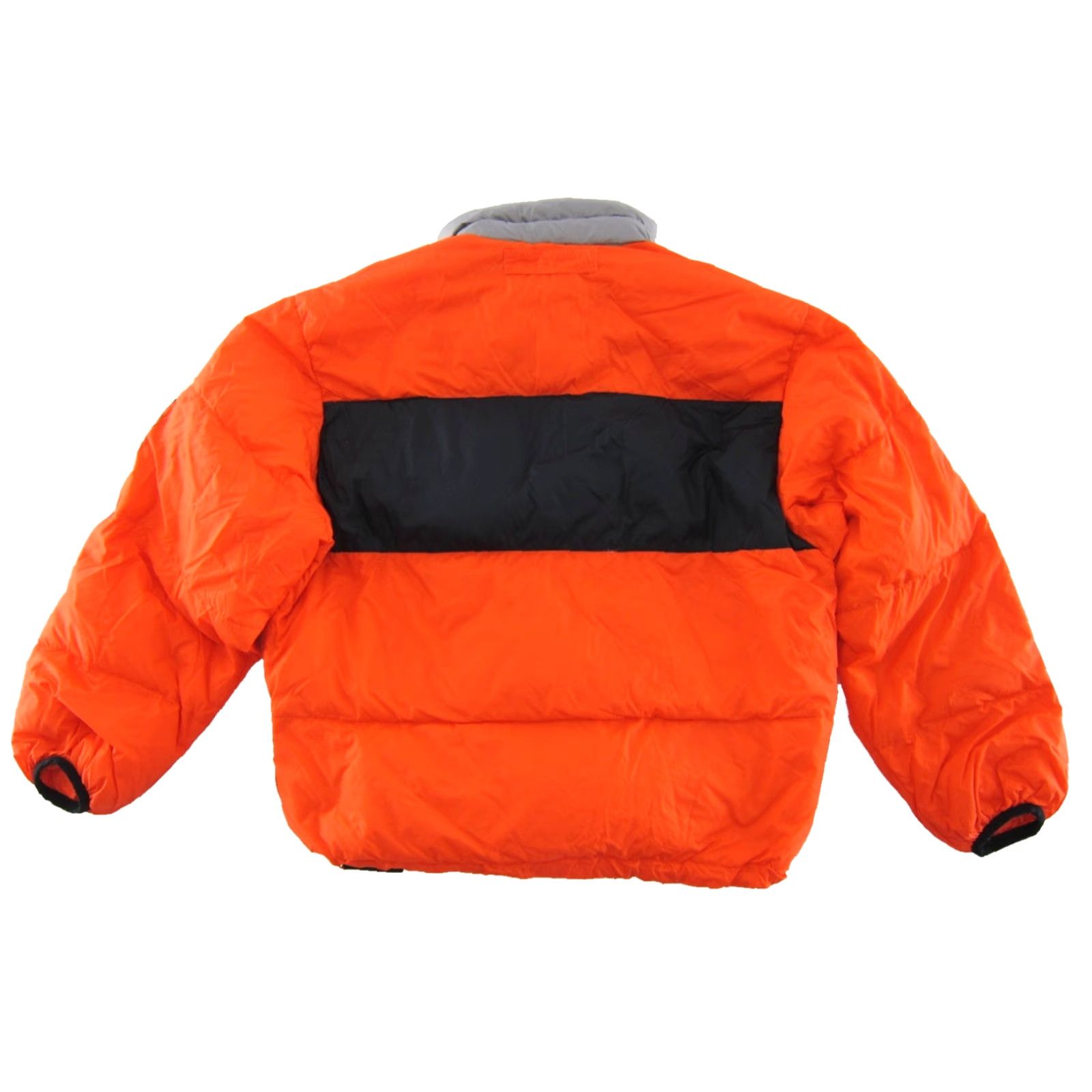 Nautica Nautica Competition Orange Blue Grey 100% Duck Down Pullover Puff Jacket Men M Size US M / EU 48-50 / 2 - 2 Thumbnail