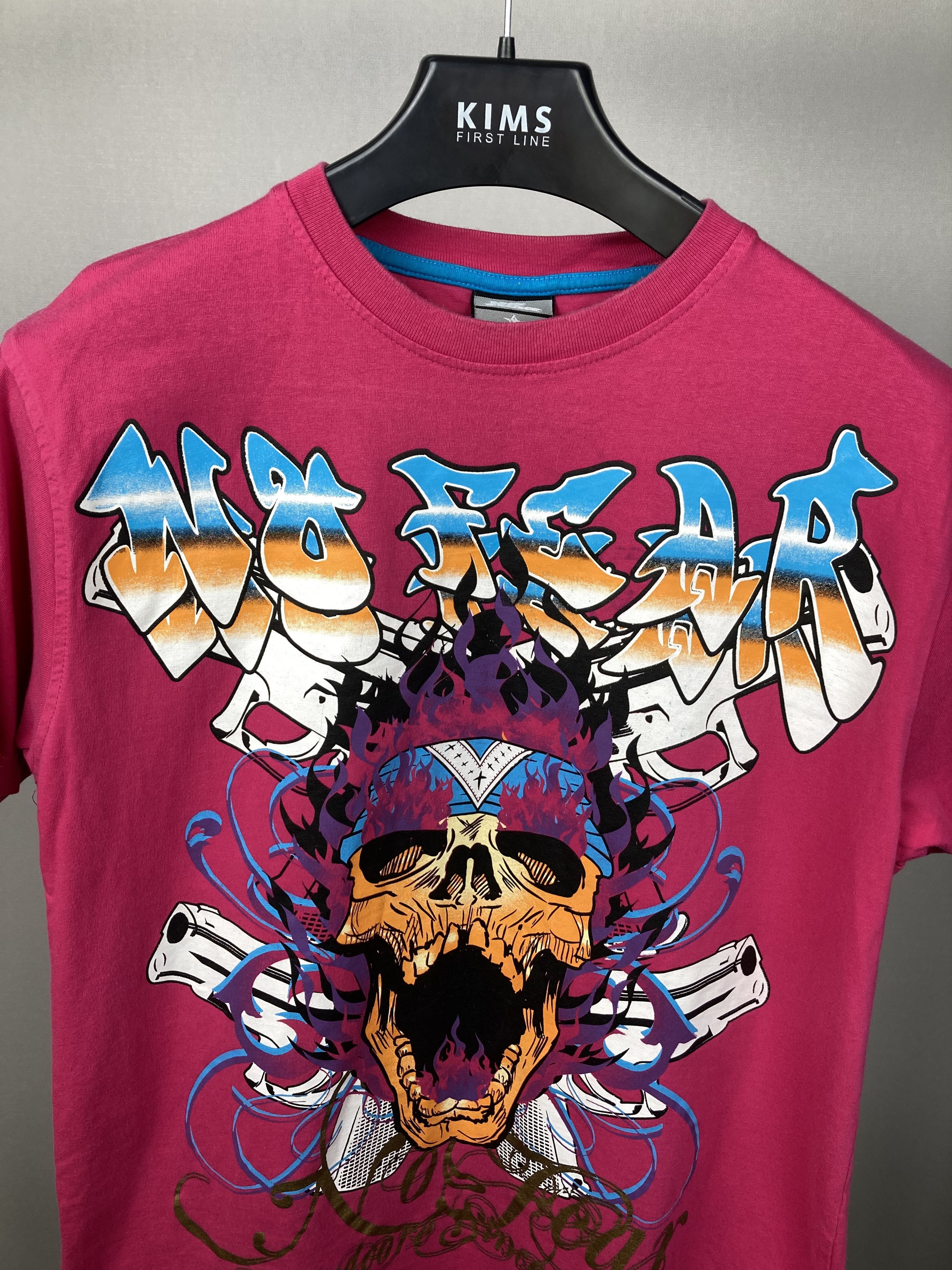 Japanese Brand NO FEAR Y2K Tatoo Graffiti Style Big Logo Crewneck T Shirt Size US M / EU 48-50 / 2 - 3 Thumbnail