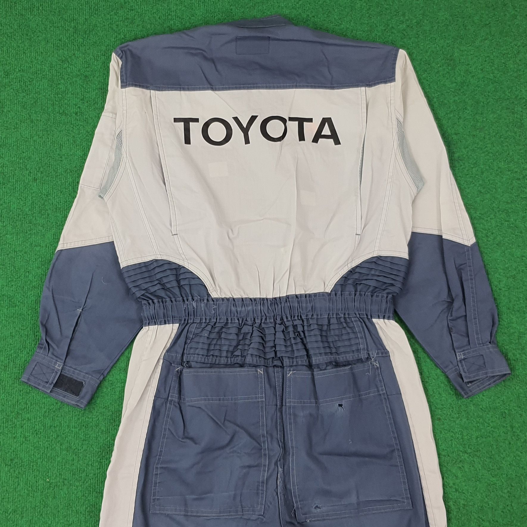Japanese Brand × Vintage Vintage TOYOTA Tecno Racing Motorsports Coverall C232N12 Size US M / EU 48-50 / 2 - 1 Thumbnail