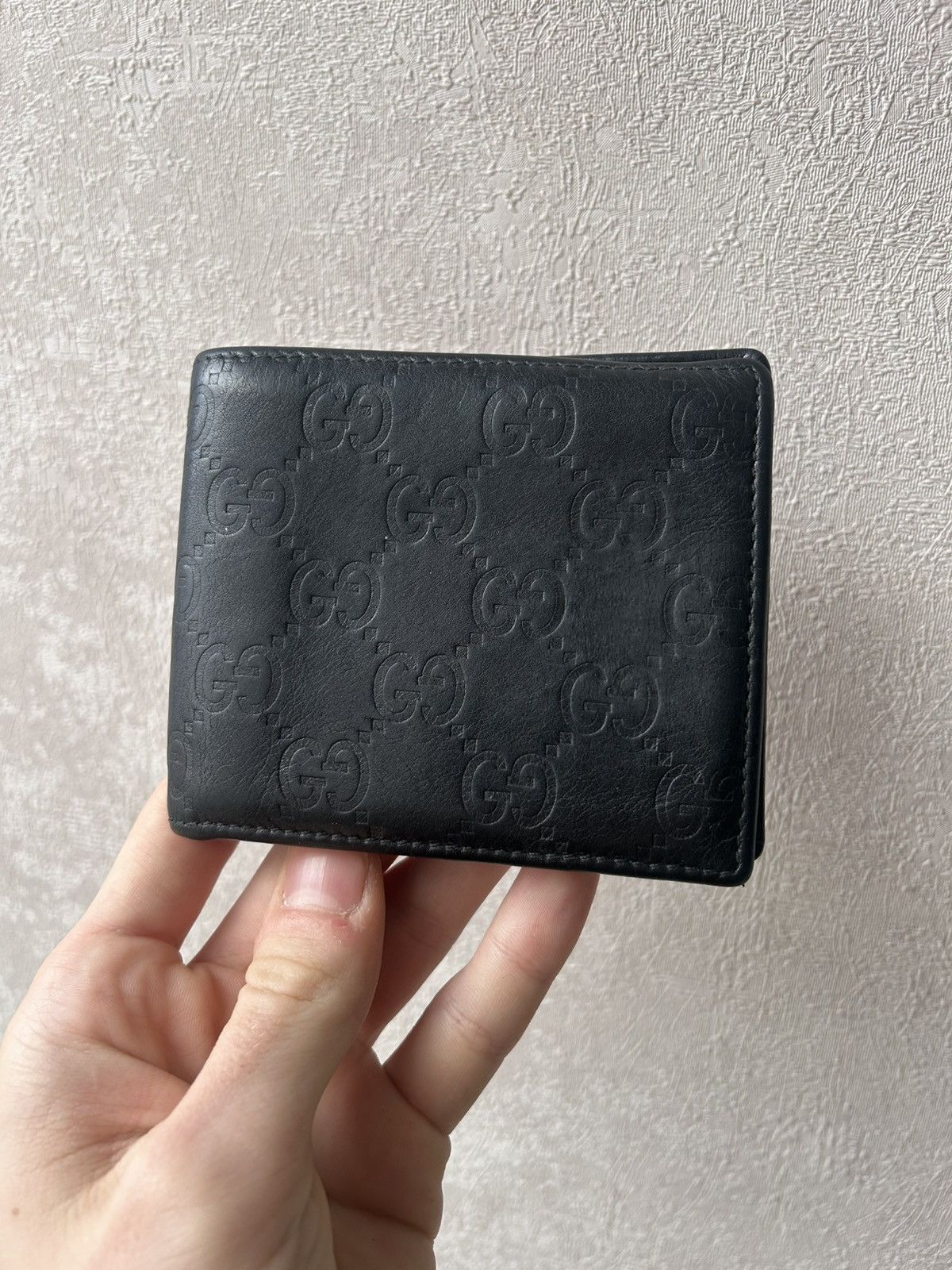 Gucci Gucci Monogram Leather Black Bifold Wallet Size ONE SIZE - 2 Thumbnail