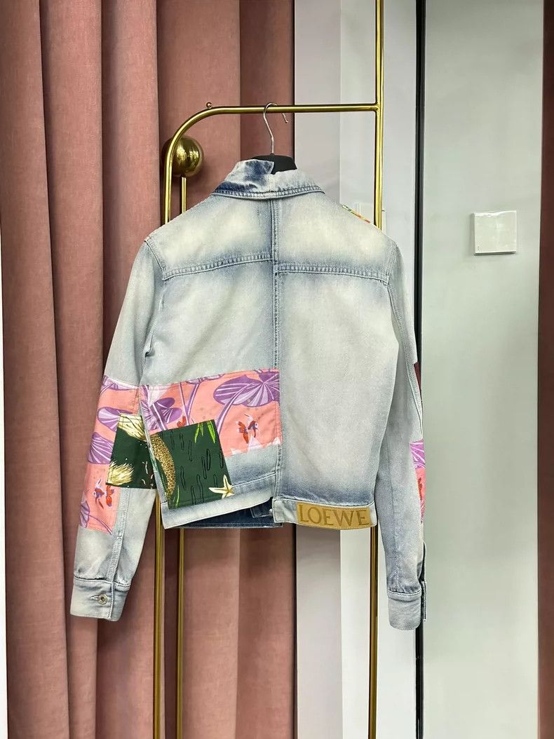 Loewe LOEWE Paula Ibiza patchwork printed denim jacket Size S / US 4 / IT 40 - 3 Thumbnail