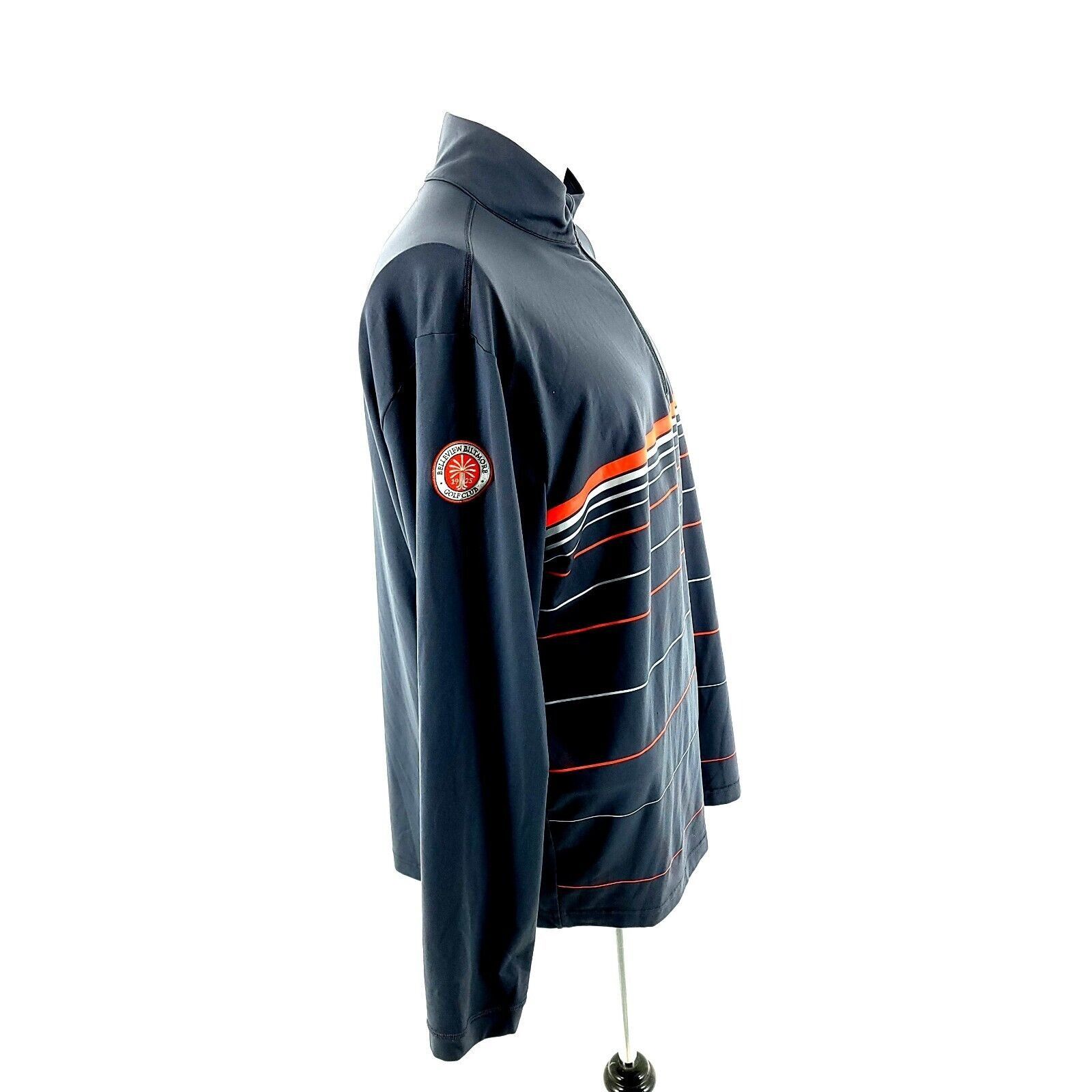 Under Armour Under Armour Coldgear Infared Gray Orange Striped 1/4 Zip Lo Size US L / EU 52-54 / 3 - 6 Thumbnail
