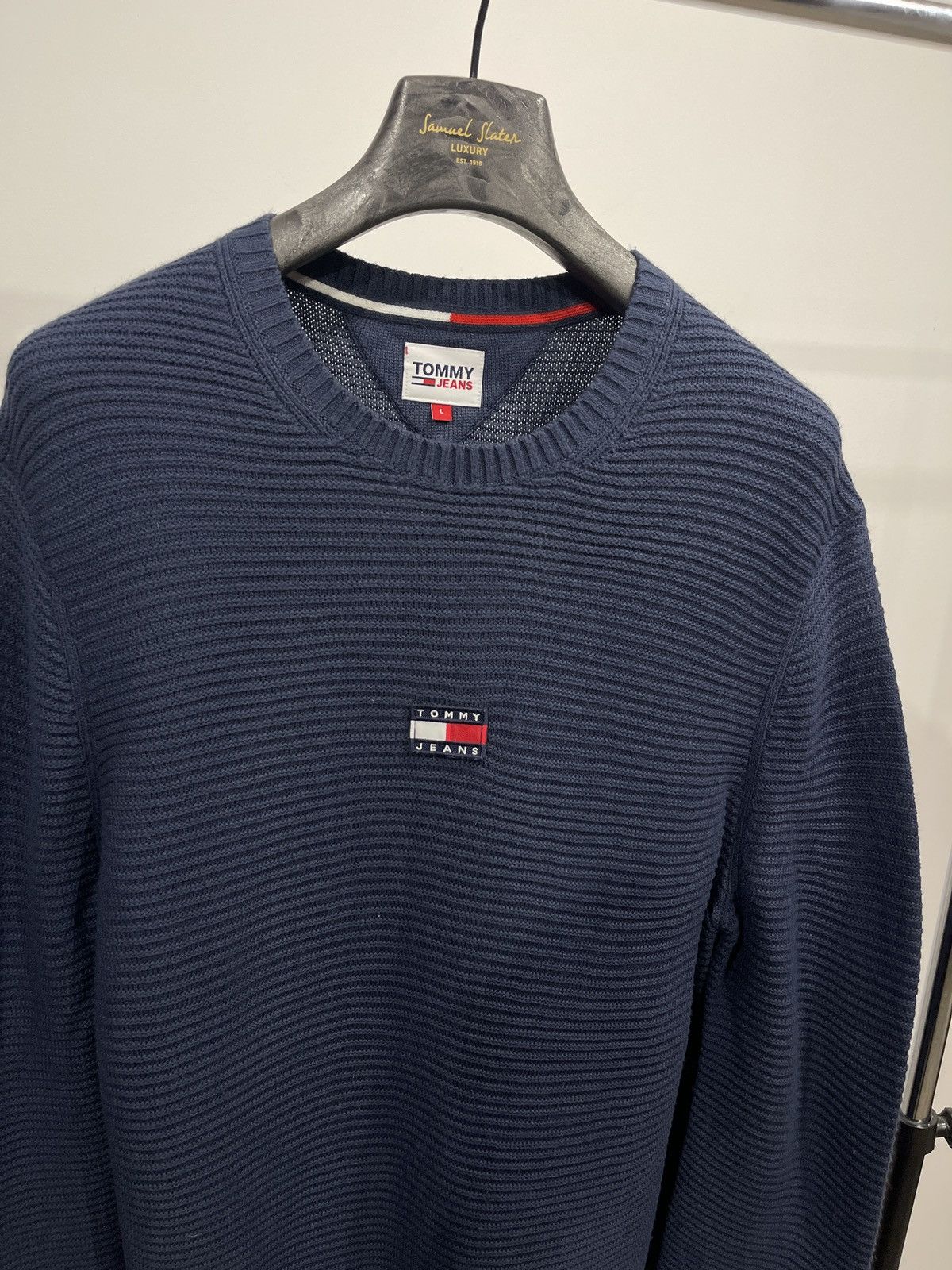 Tommy Hilfiger Tommy Hilfiger blue sweater sweatshirt logo Size US L / EU 52-54 / 3 - 2 Thumbnail