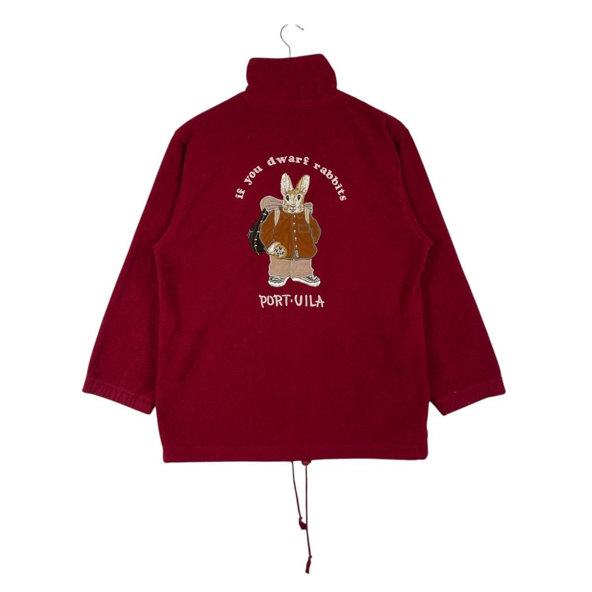 Vintage Vintage Port Uila Dwarf Rabbit Embroid-Logo Half Sweatshirt Size US M / EU 48-50 / 2 - 1 Thumbnail
