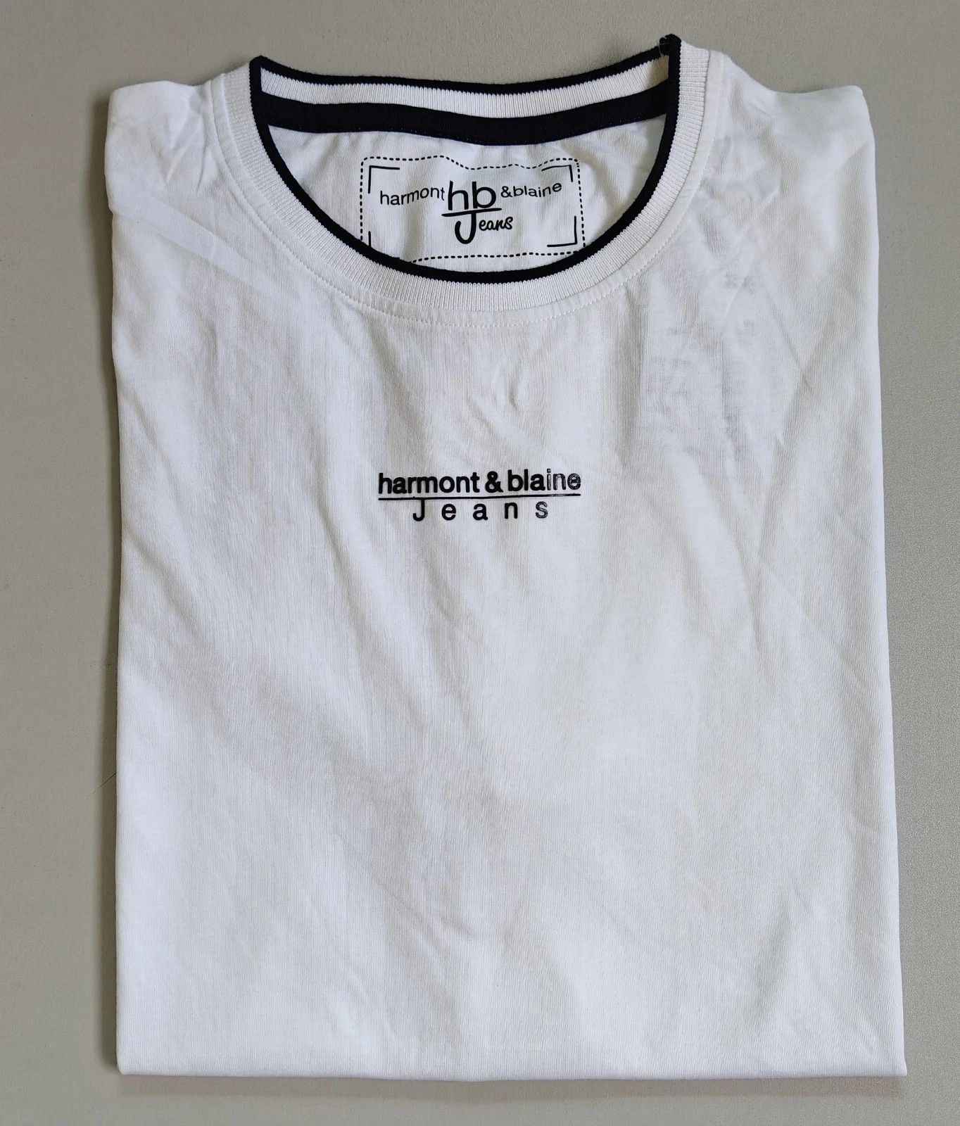 Harmont & Blaine Harmont & Blaine Jeans (HBJ) Crew Neck T-shirt ASM/2073 Size US XXL / EU 58 / 5 - 1 Thumbnail