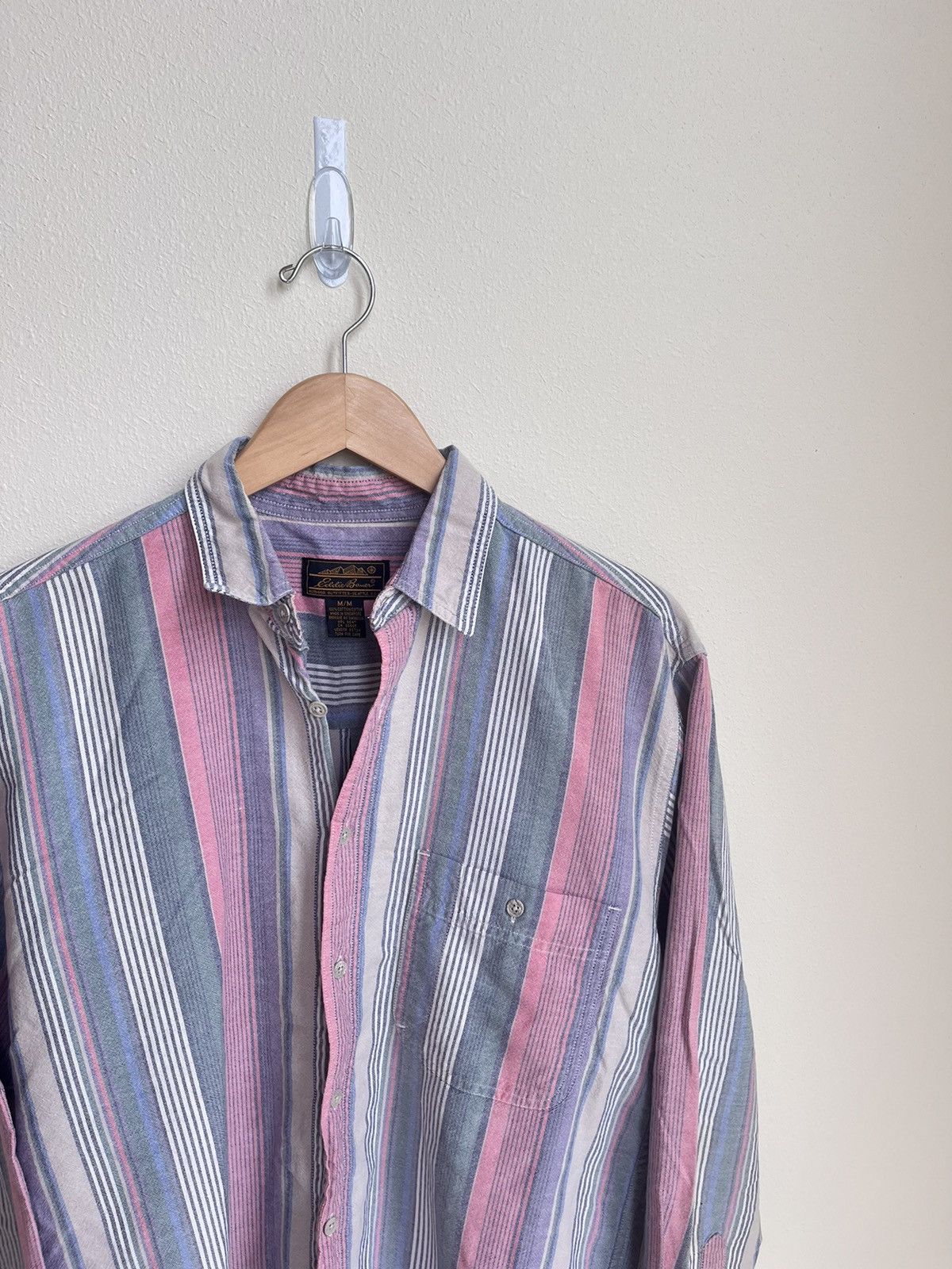 Eddie Bauer Eddie Bauer Multicolor Striped Button Up Size US M / EU 48-50 / 2 - 2 Thumbnail