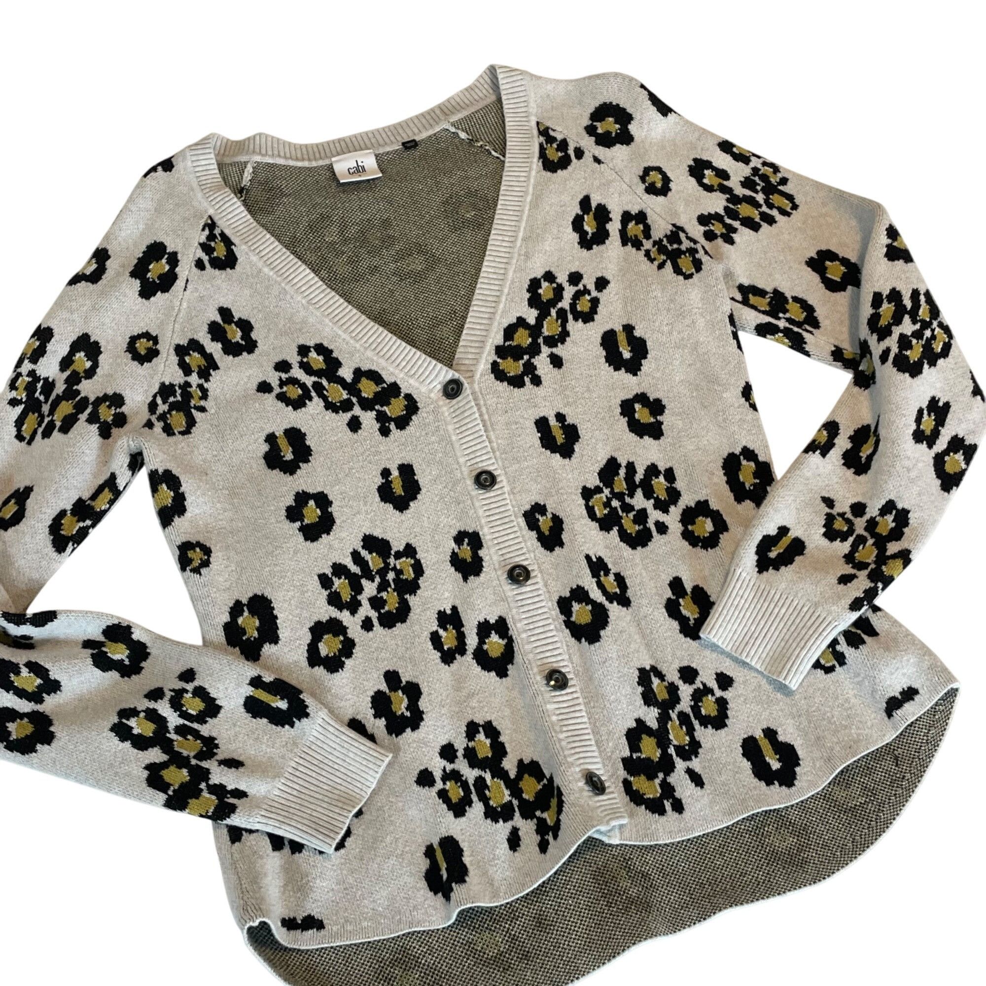 Other Cabi Womens Leopard Print Button-Down Cardigan Sweater S Size S / US 4 / IT 40 - 1 Thumbnail
