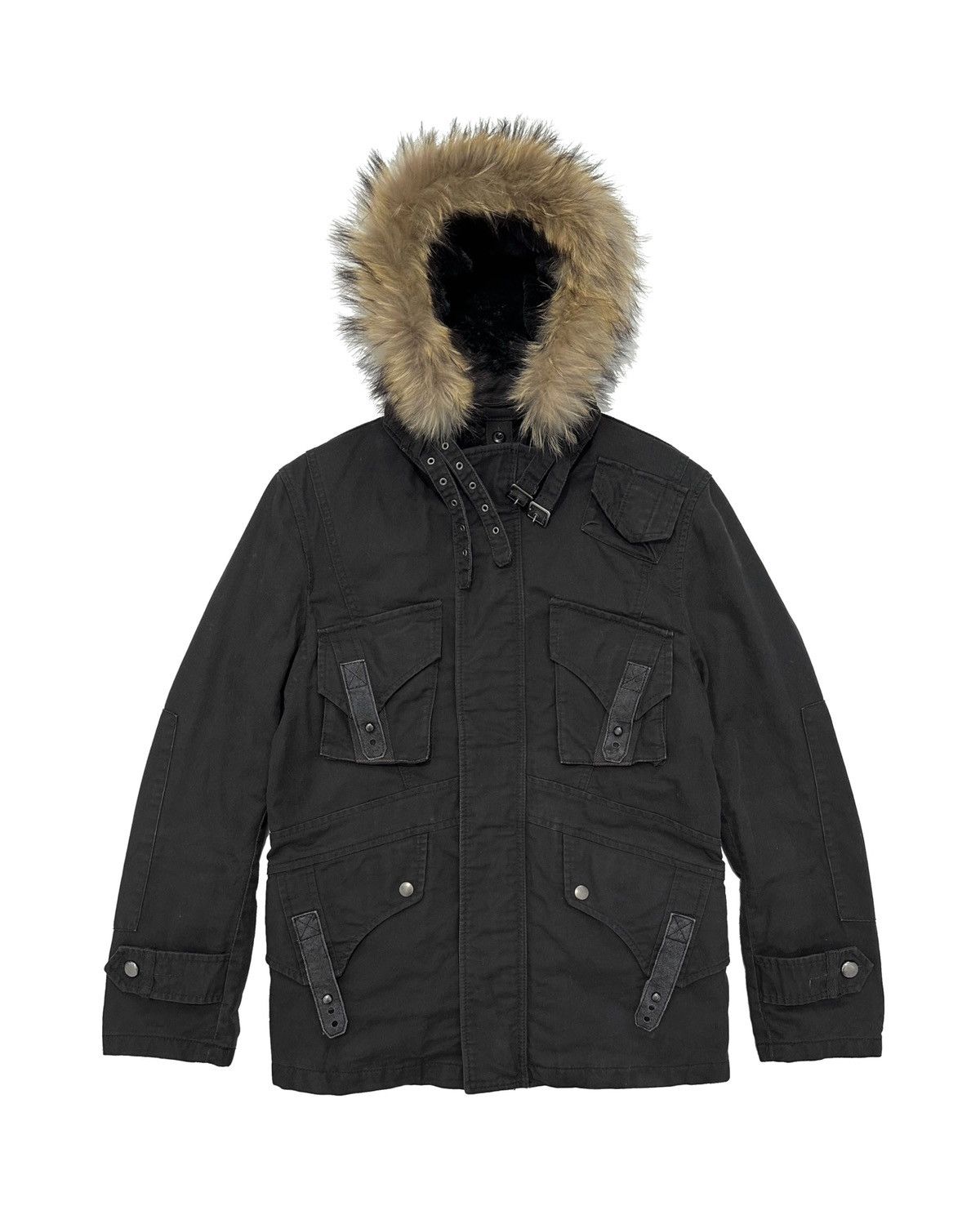 image of If Six Was Nine x Le Grande Bleu L G B Fur Jacket Ppfm Yellow Riot Military Ifsixwasnine Lgb Style 