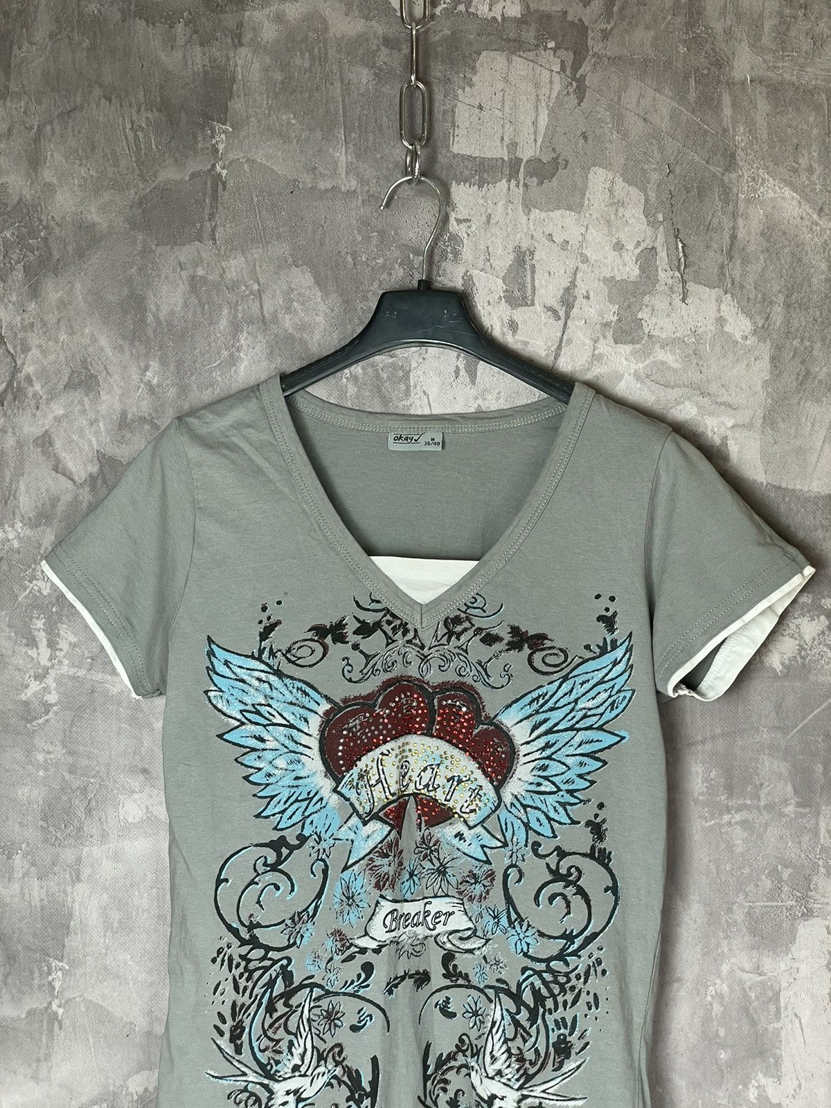 Ed Hardy Vintage Y2K Ed Hardy Style Japanese Tank Top Streetwear Size M / US 6-8 / IT 42-44 - 2 Thumbnail