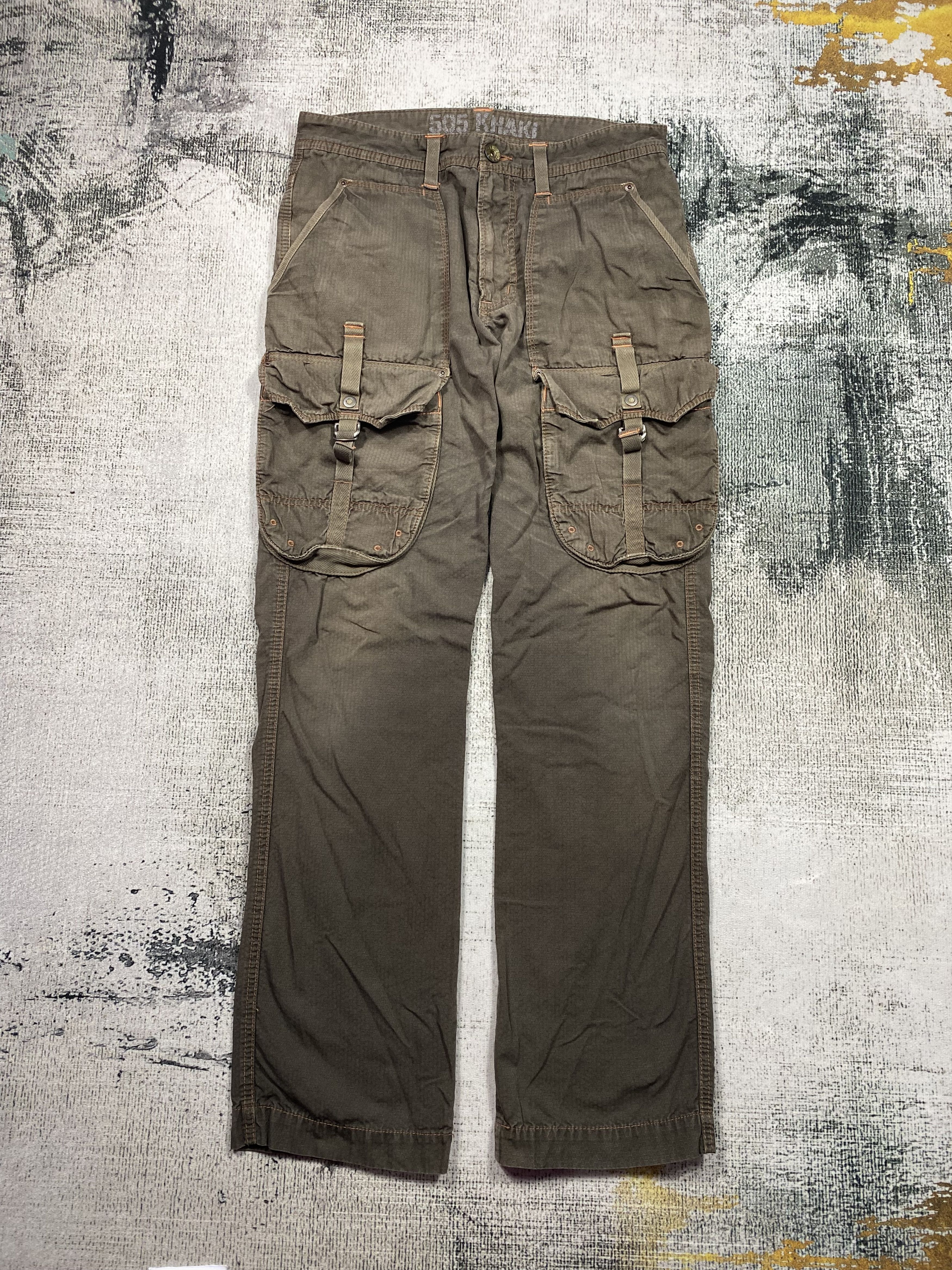 Edwin × Japanese Brand × Vintage Edwin Combat Tactical Cargo Pants Multi Pocket Bondage Size US 32 / EU 48 - 1 Thumbnail