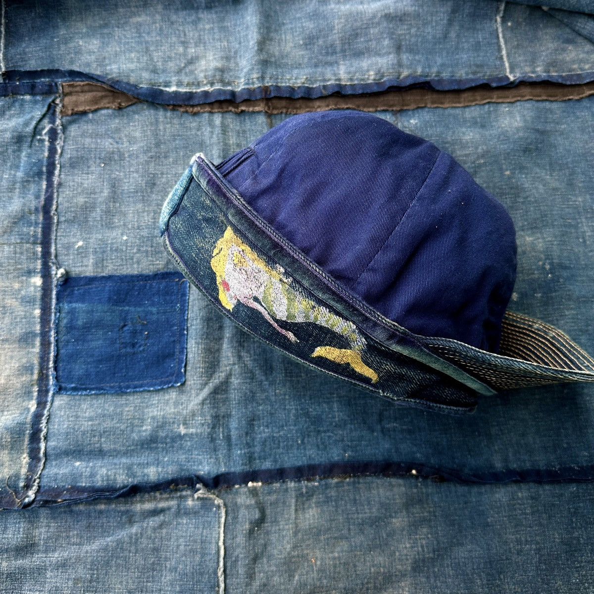 Kapital Kapital Mermaid painting quilted Mechanic Watch Cap Beanie Size ONE SIZE - 2 Thumbnail