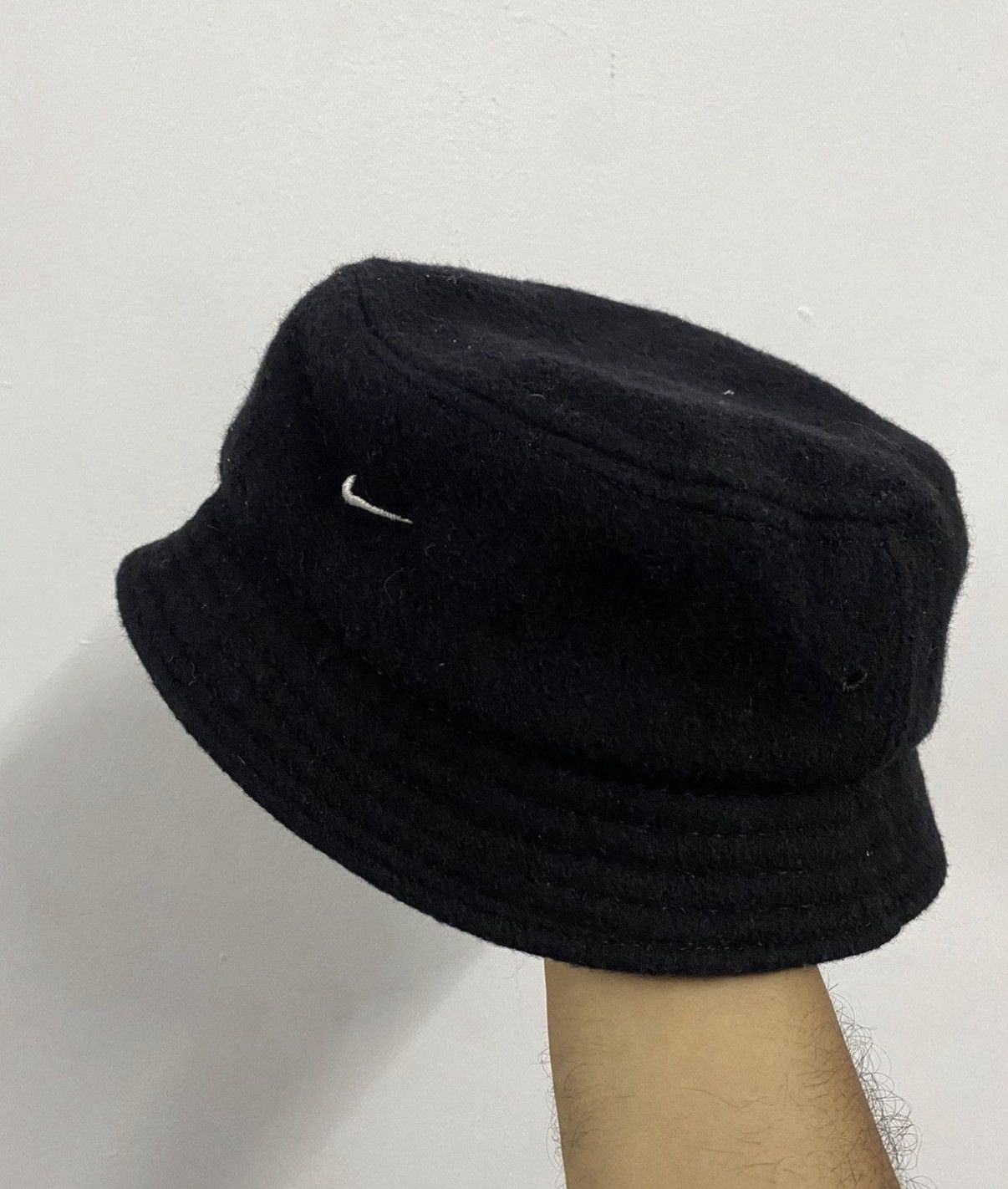 Nike VTG Nike Wool Blend Bucket Hat Made in USA Size ONE SIZE - 2 Thumbnail