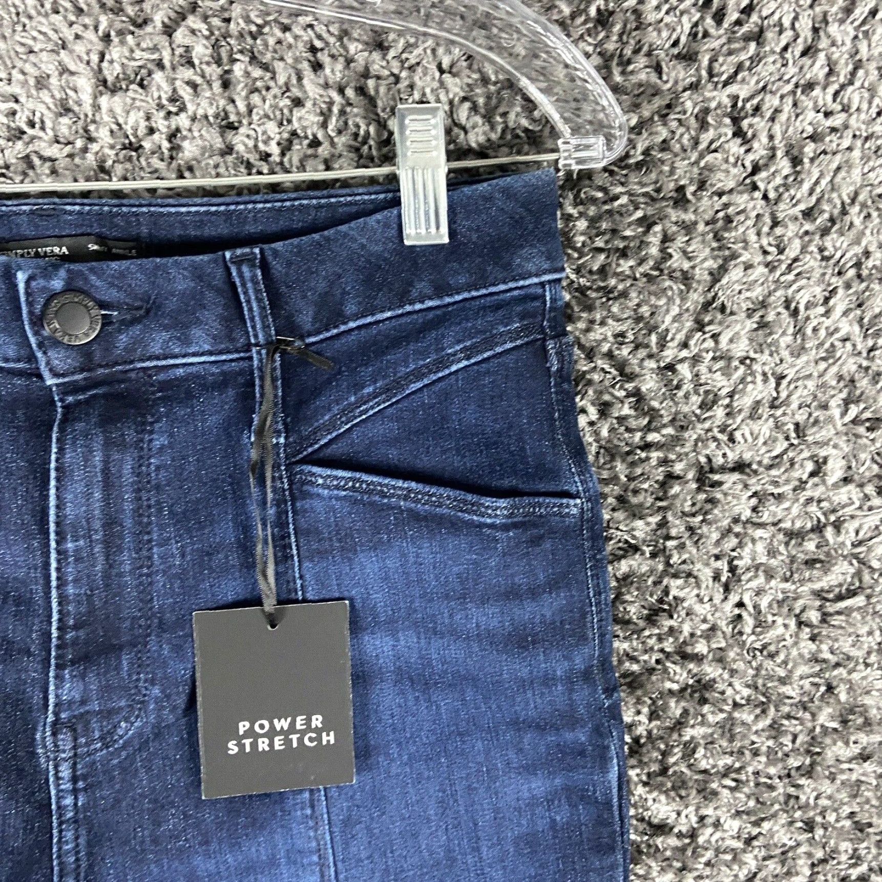Vintage NEW Simply Vera Vera Wang Skinny Ankle Jeans Blue Women’s Size 8 Size 30" / US 8 / IT 44 - 3 Thumbnail