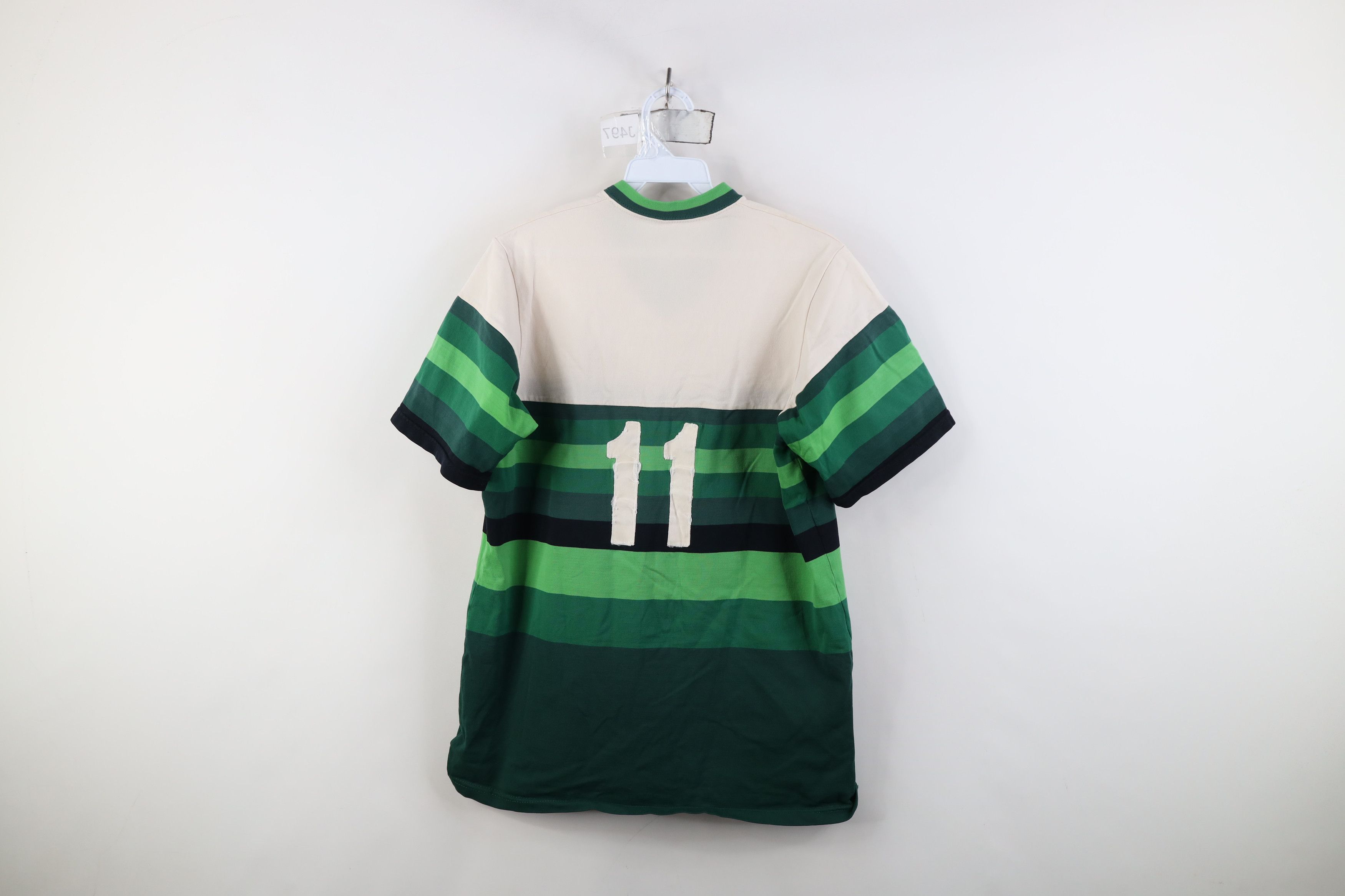 Vintage Vintage 70s Sand Knit Knit Soccer Football Jersey Shirt USA Size US M / EU 48-50 / 2 - 13 Thumbnail