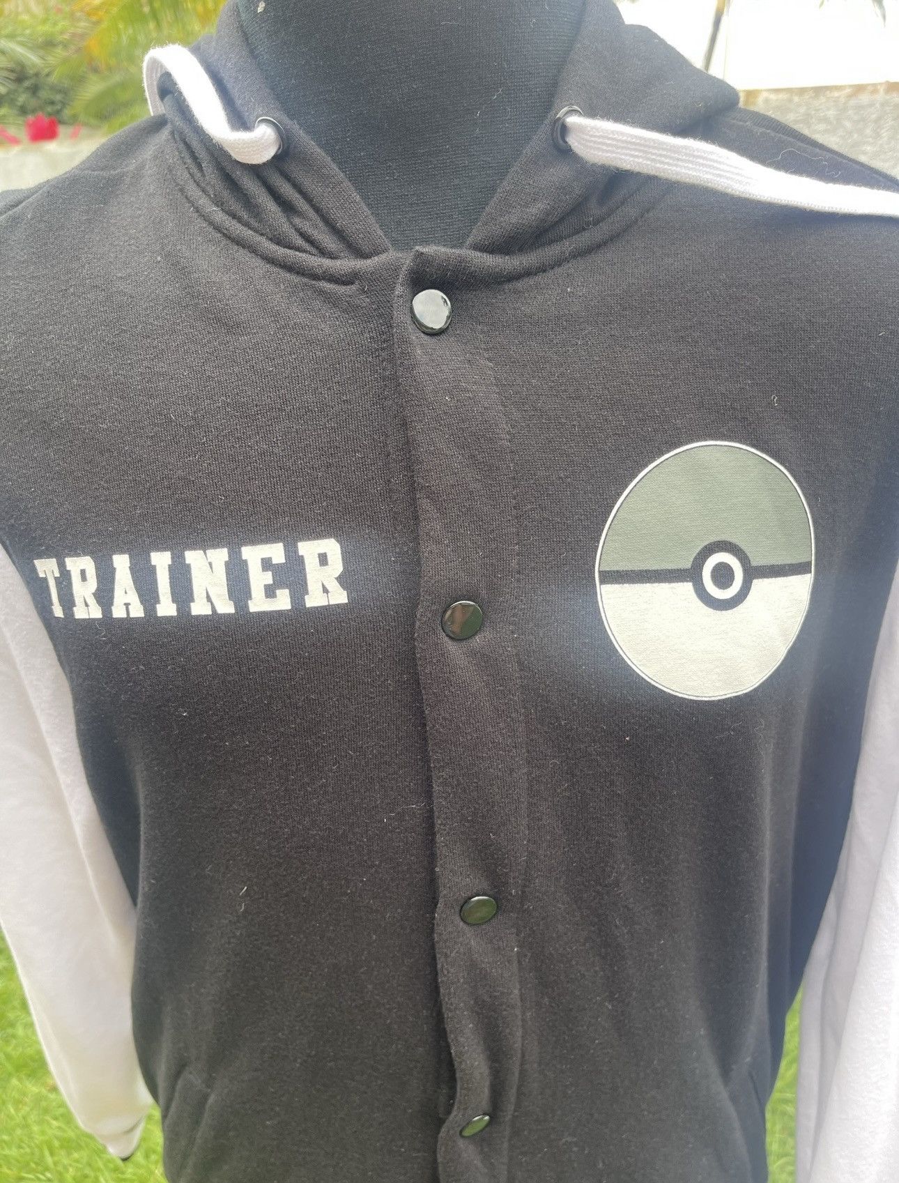 Pokemon Pokemon Black League Champion Button Up Hoodie Men's L Size US L / EU 52-54 / 3 - 4 Thumbnail